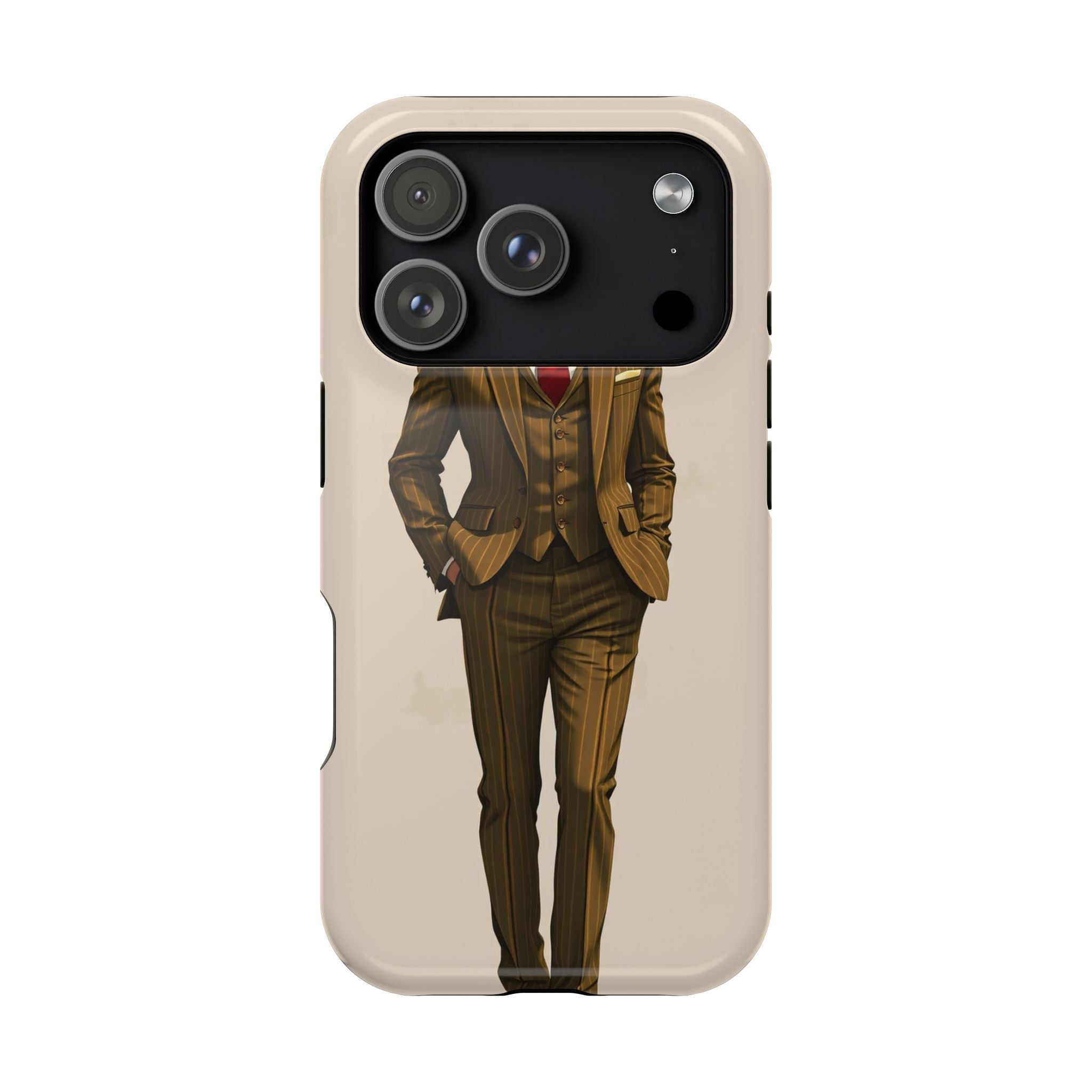 iPhone Pinstripe Suit Grunge Distressed Slim Everyday Designer Case · iPhone Cas
