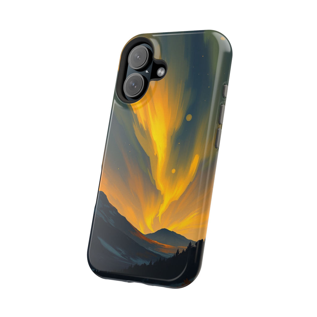 iPhone Serene Northern Lights Design Slim Everyday Designer Case · iPhone Case