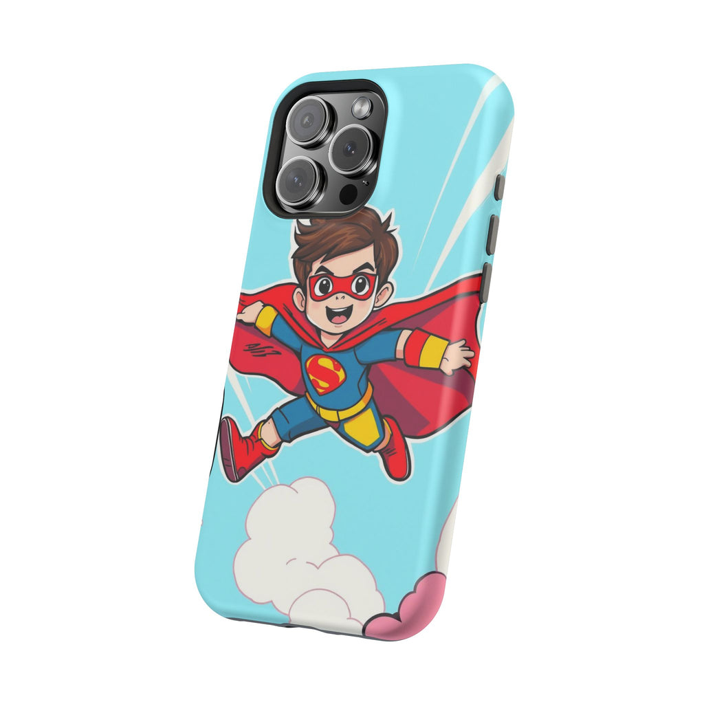 iPhone Kid Superhero Flying Kids Fun iPhone Phone Case Gift Slim · iPhone Case