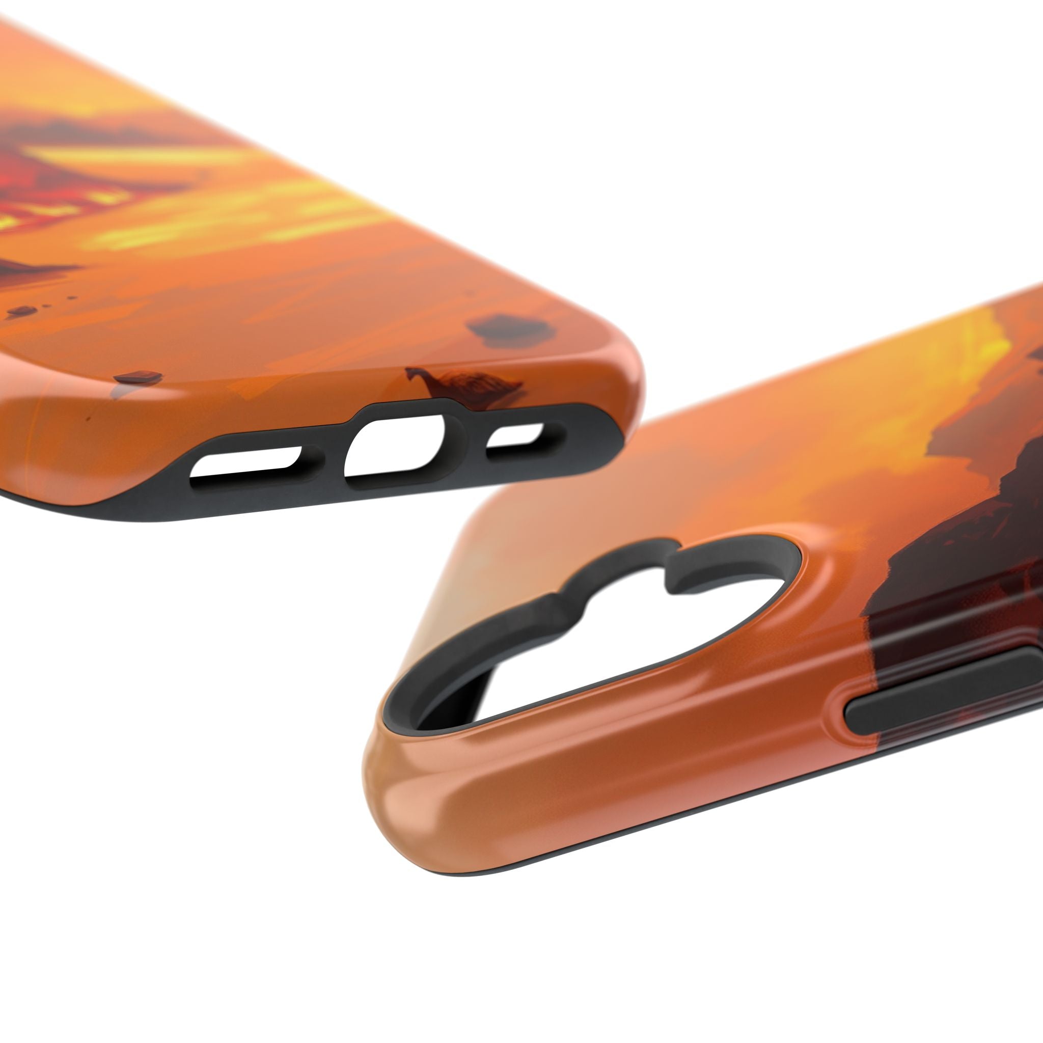 iPhone Burnt Orange And Sand Wildfire Glow Slim iPhone Everyday · iPhone Case