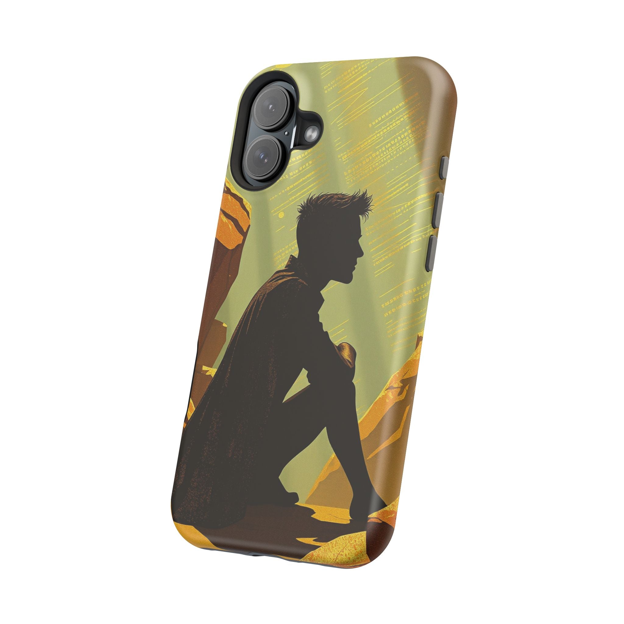 iPhone Mustard And Rust Overthinking Again Slim Everyday Designer Case · iPhone