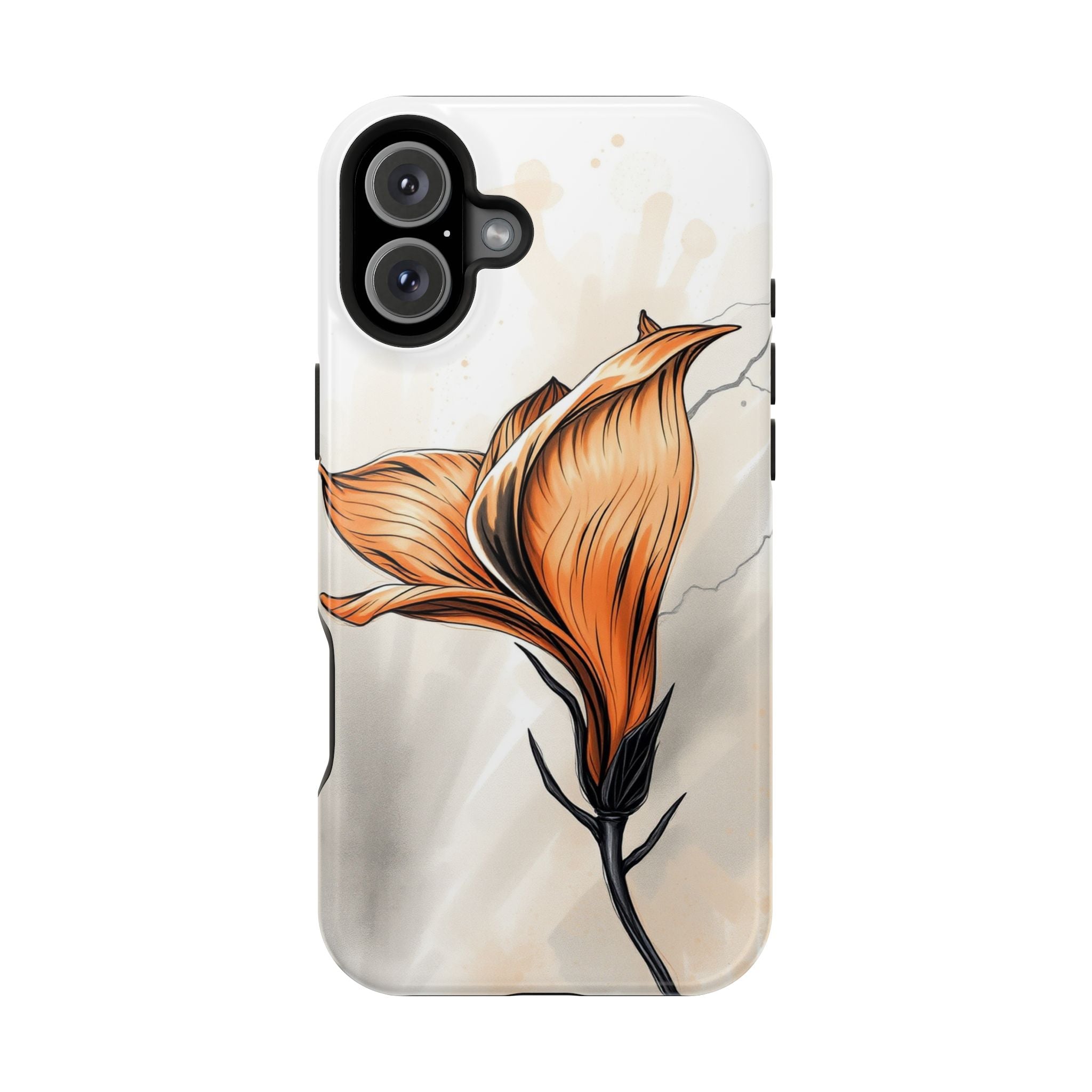 iPhone Dreamy Petal Storm Design Bold Modern Everyday Snap Case · iPhone Case