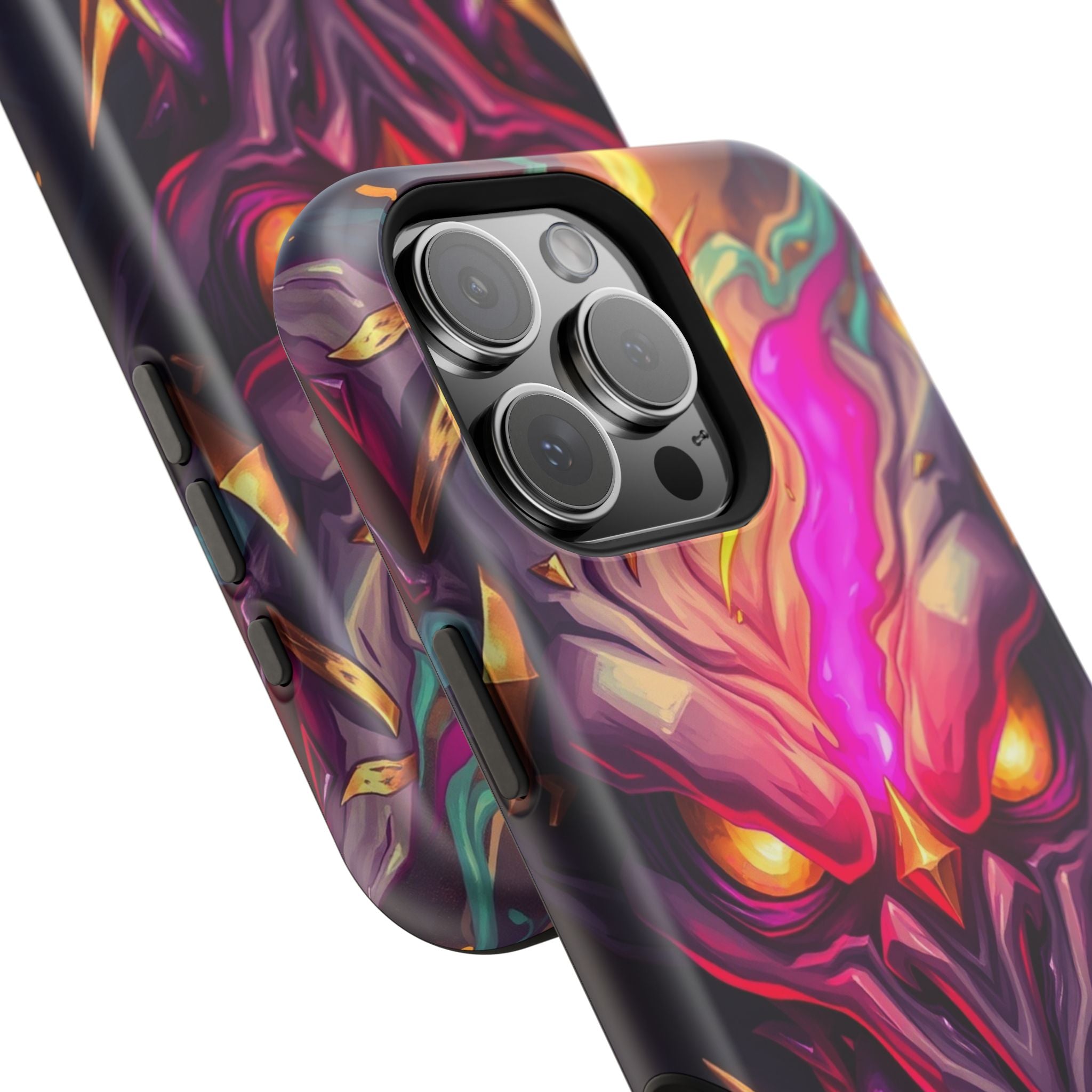 iPhone Chaos Goblin Energy Gold Foil Luxury Slim Everyday Designer Case · iPhone