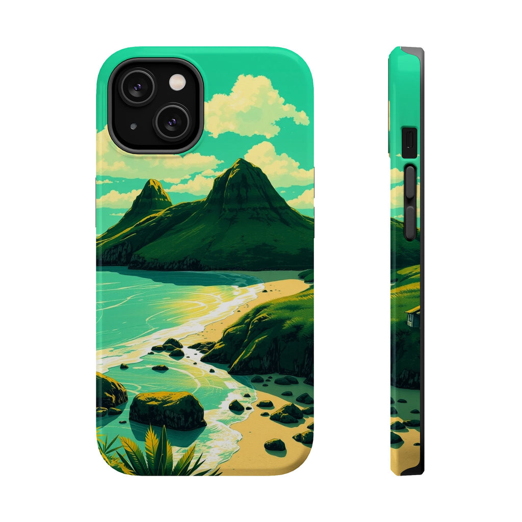 iPhone Hibiscus Coast Hand-Drawn Sketch Slim Everyday iPhone Designer · iPhone C