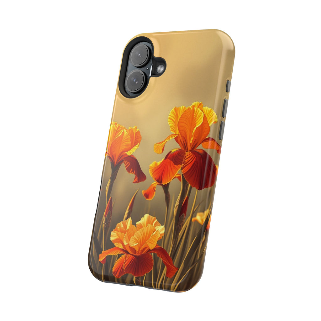 iPhone Iris Garden Gold Foil Luxury Slim Everyday Designer Case · iPhone Case