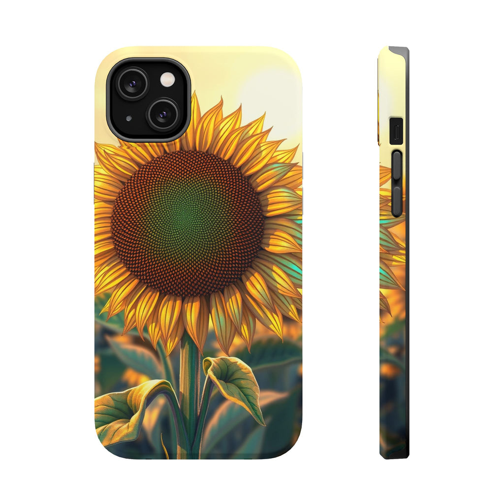 iPhone Sunflower Prairie Bold Art Bold Modern Everyday Snap Case · iPhone Case