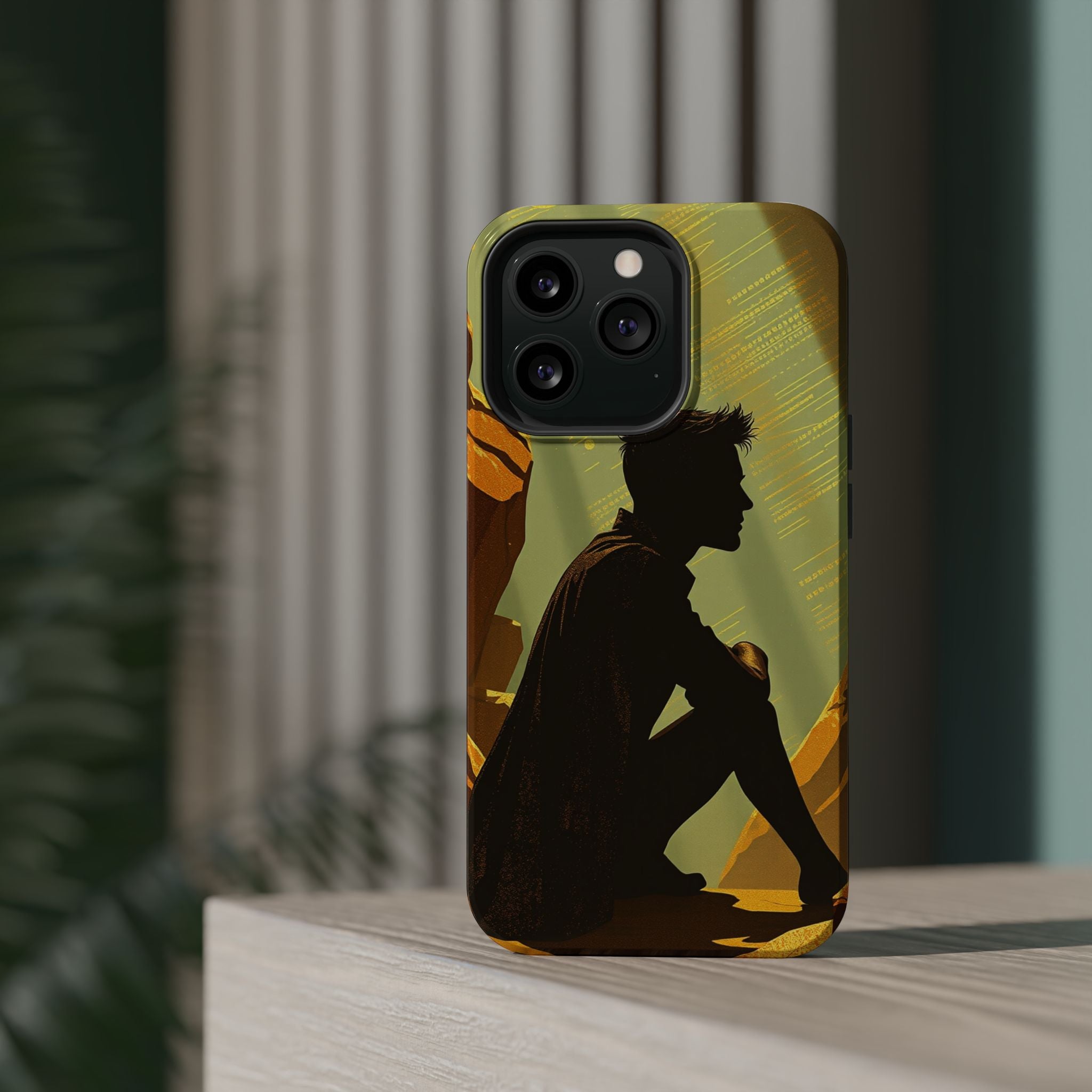 iPhone Mustard And Rust Overthinking Again Slim Everyday Designer Case · iPhone