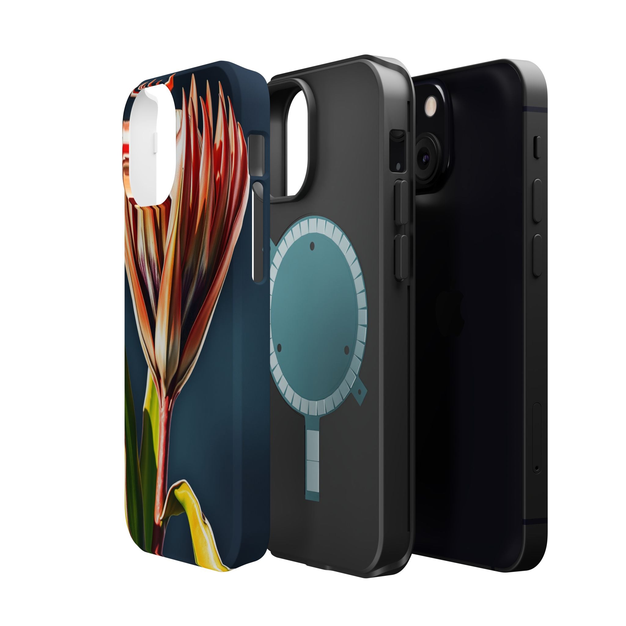 iPhone Protea Bold Vibrant Watercolor Slim Snap Case Ga · iPhone Case