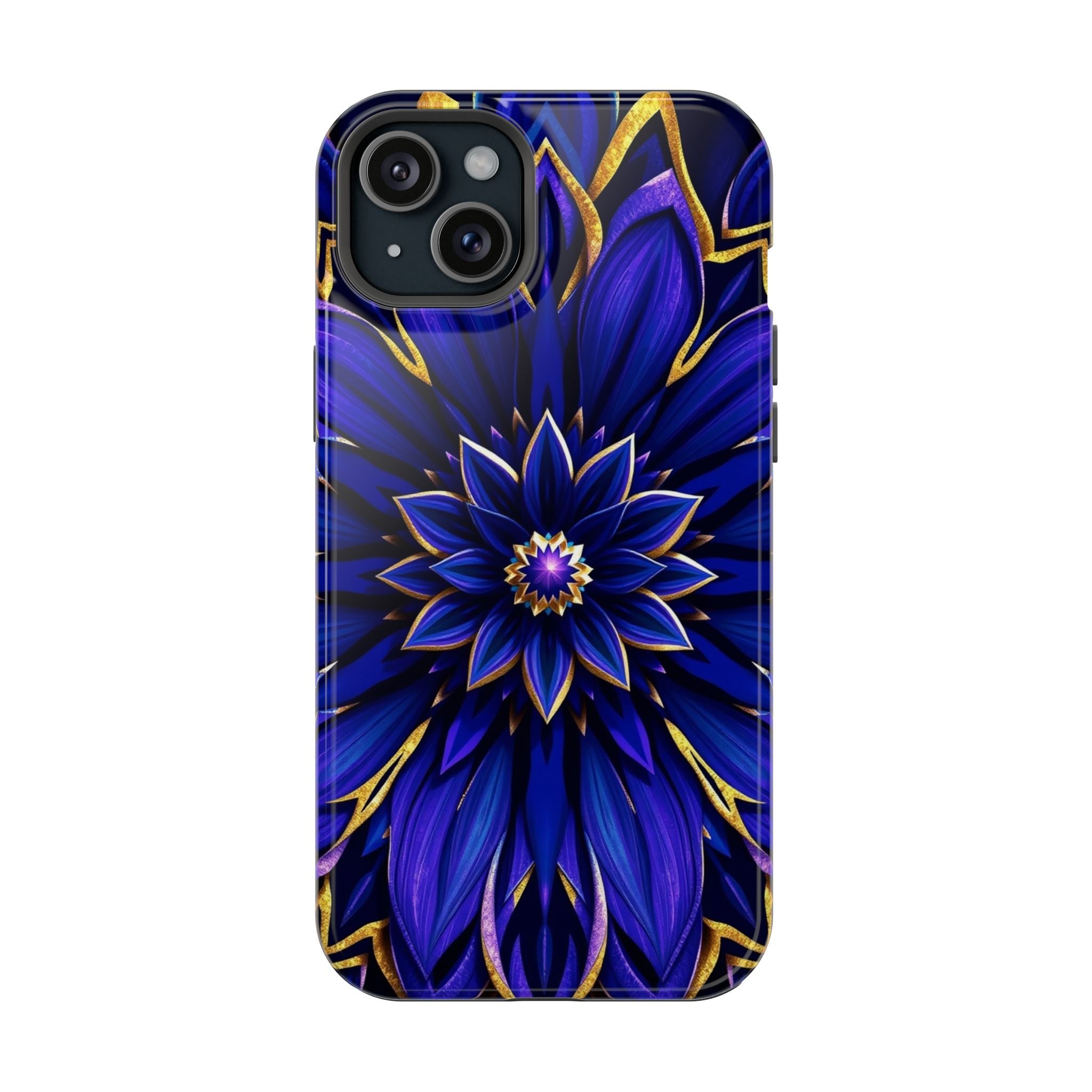 iPhone Floral Mandala Electric Art 14 Slim Everyday Designer Case · iPhone Case