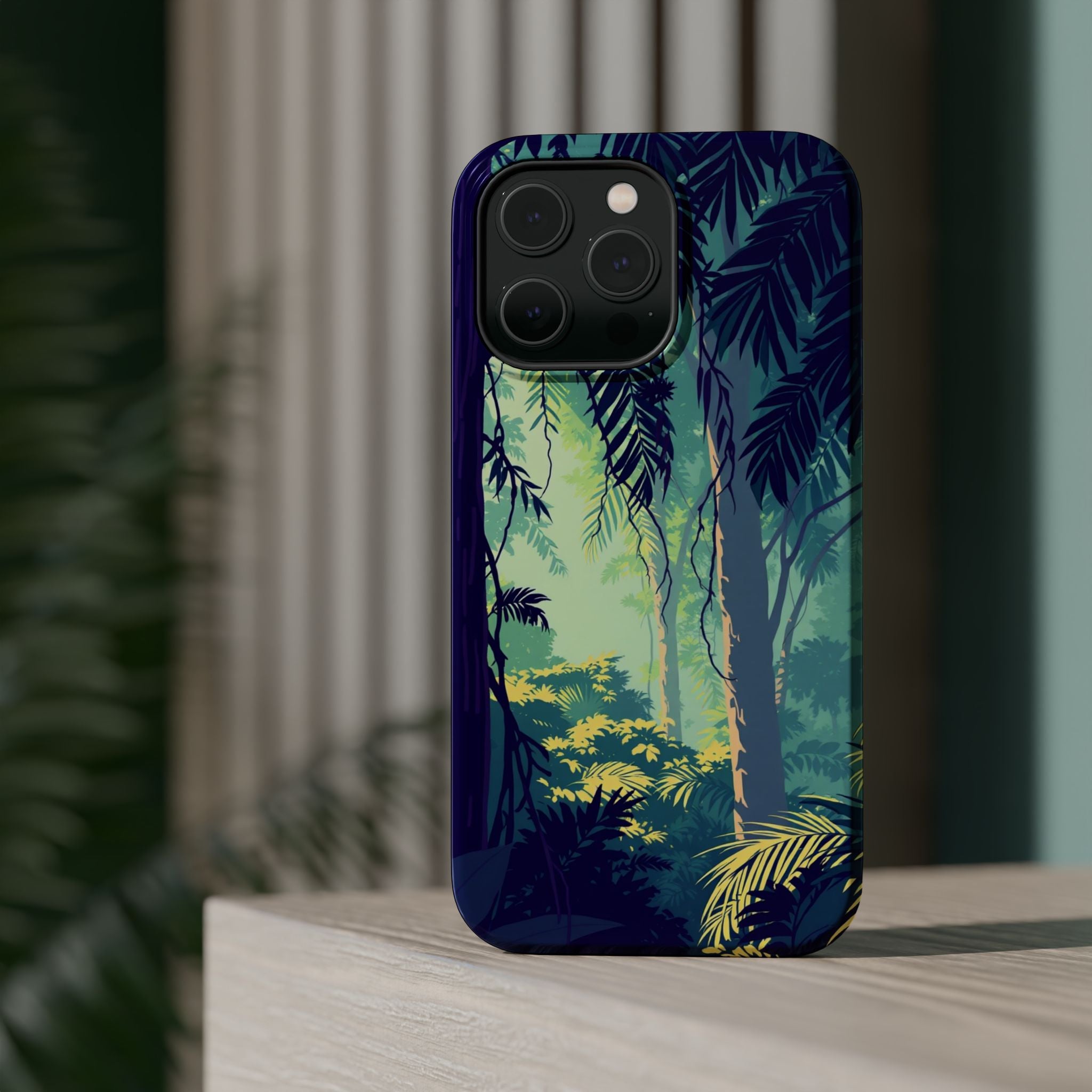iPhone Mint And Blush Rainforest Canopy Slim Everyday iPhone Designer · iPhone C