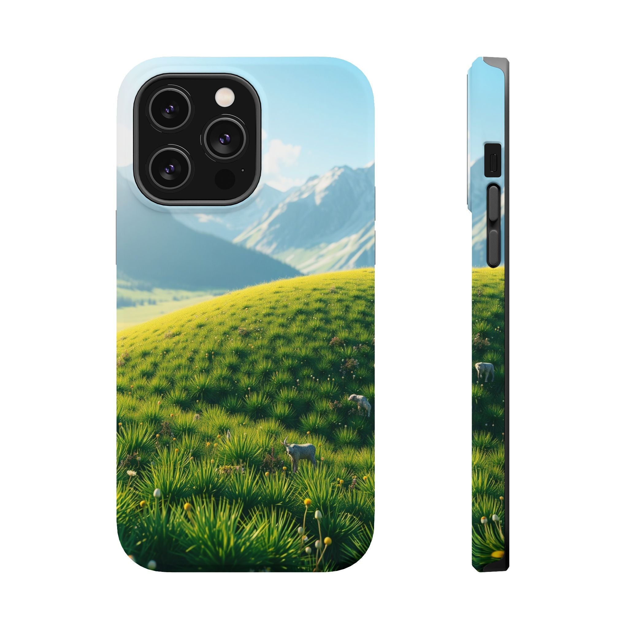 iPhone Vibrant Alpine Meadow Design Slim Everyday Designer Case · iPhone Case