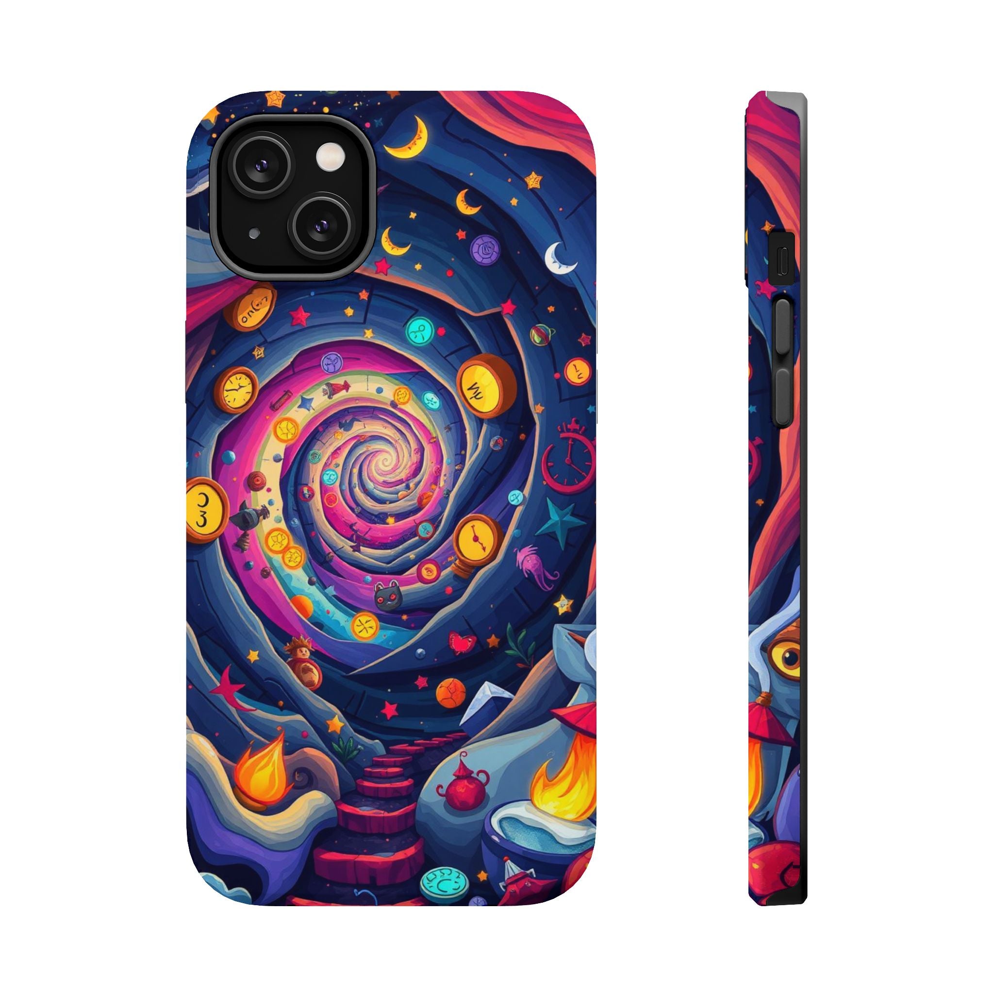 iPhone Time Portal Swirl Kids Fun iPhone Phone Case Gift Clean Minimal · iPhone