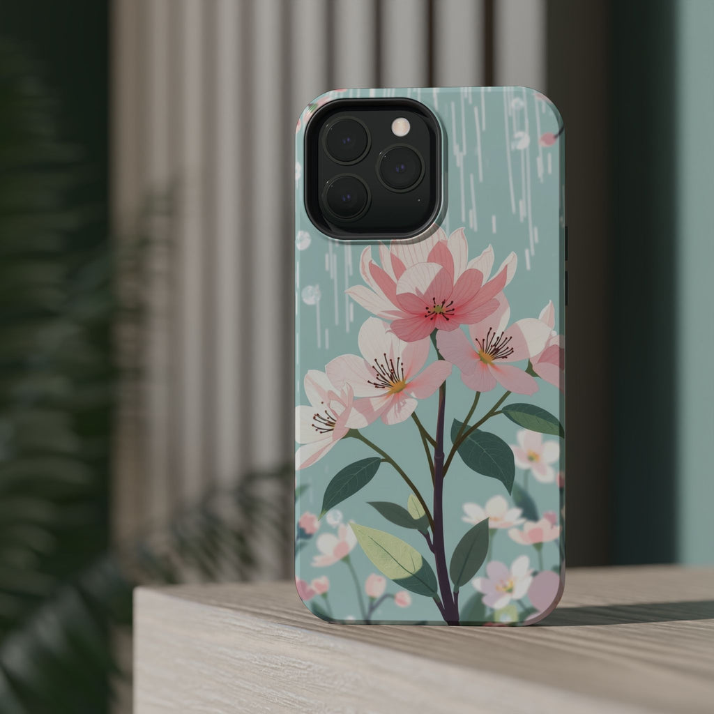 iPhone Mint And Blush Spring Shower Bloom Slim iPhone Everyday Designer · iPhone