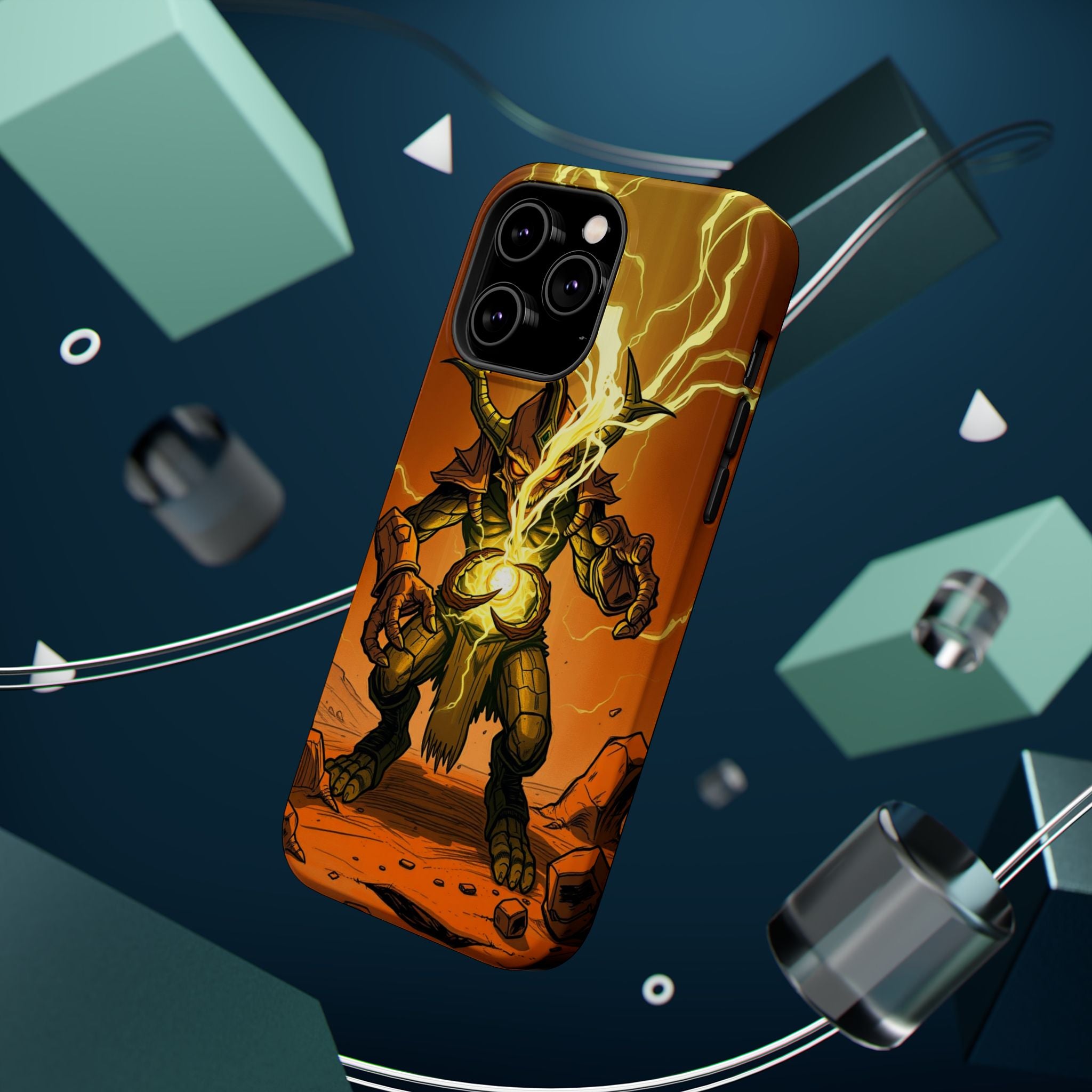iPhone Burnt Orange And Sand Chaos Goblin Energy Clean Minimal Snap Case · iPhon