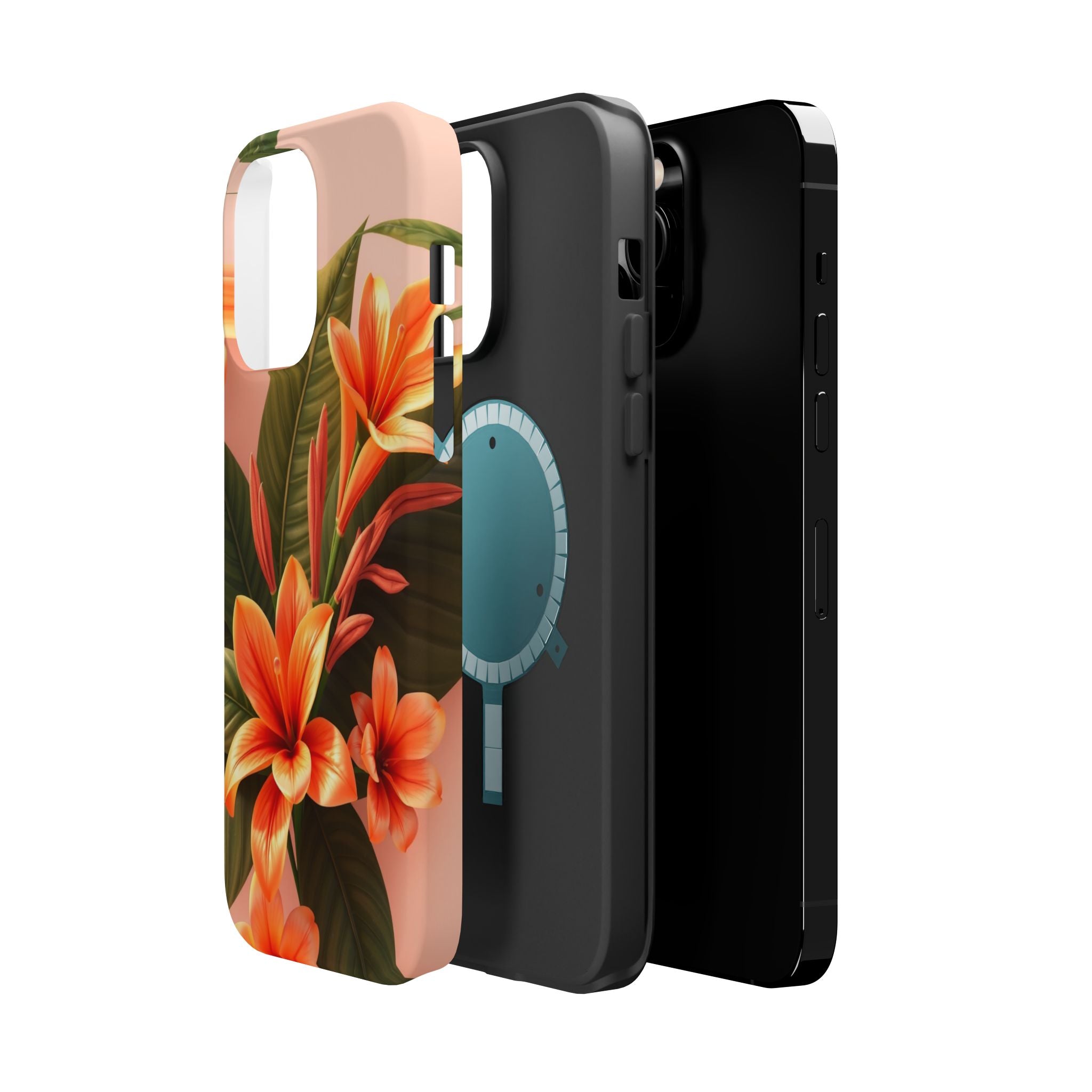 iPhone Tropical Bloom 3D Digital Bold Modern Everyday Snap Case · iPhone Case