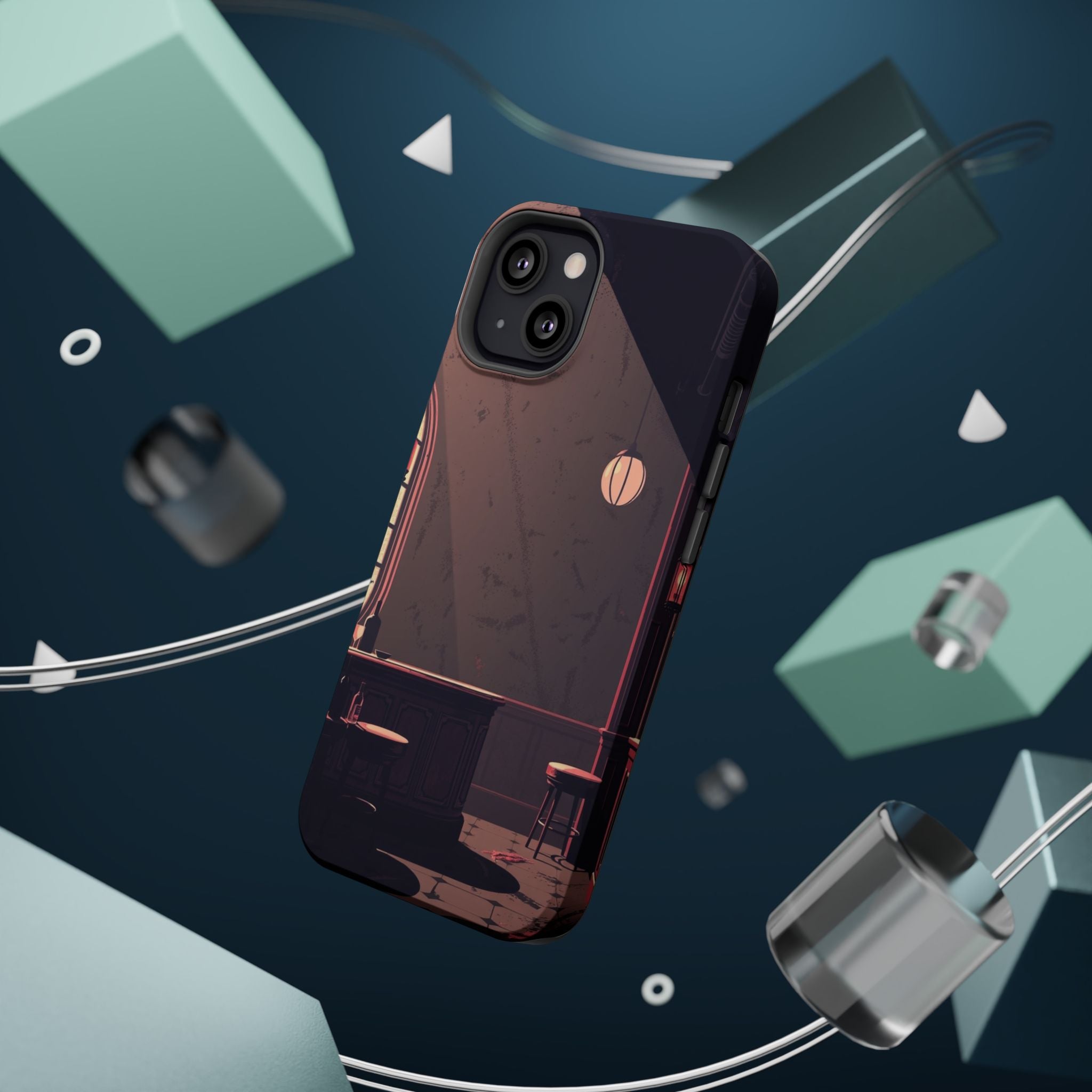 iPhone Speakeasy Dark Grunge Distressed Slim Everyday Designer Case · iPhone Cas