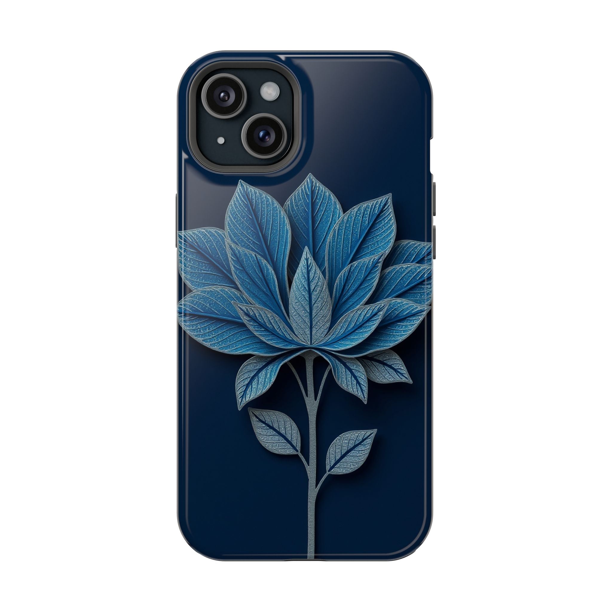 iPhone Night Bloomer Paper Cut Art Bold Modern Everyday Snap Case · iPhone Case
