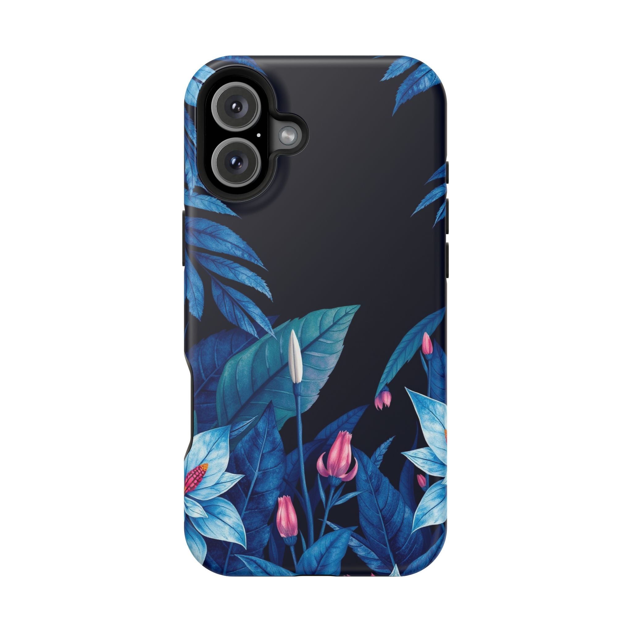 iPhone Serene Jungle Floral Design Clean Minimal Snap Cas Slim Snap Case · iPhon