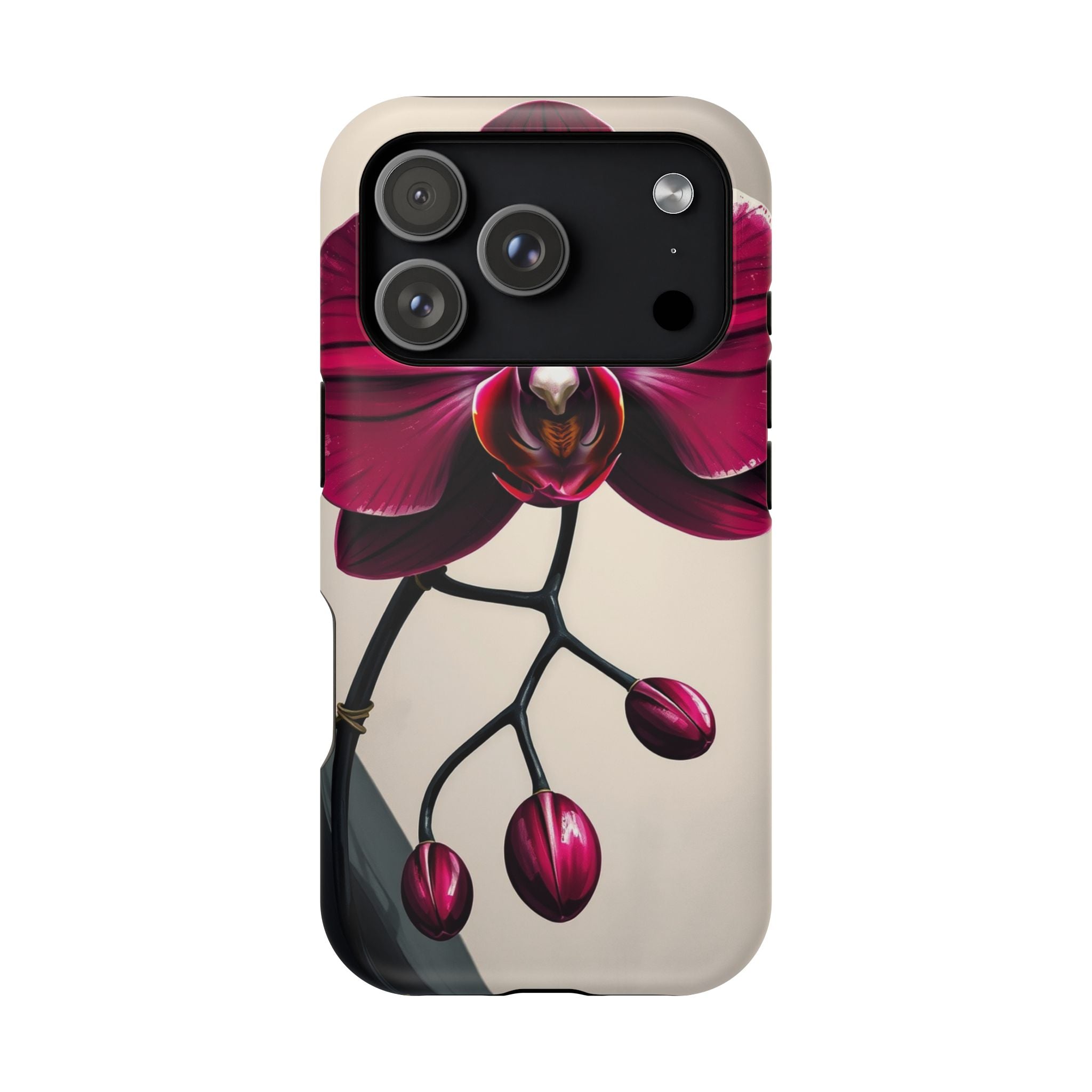 iPhone Orchid Study Enchanted Art Bold Modern Everyday Snap Case · iPhone Case