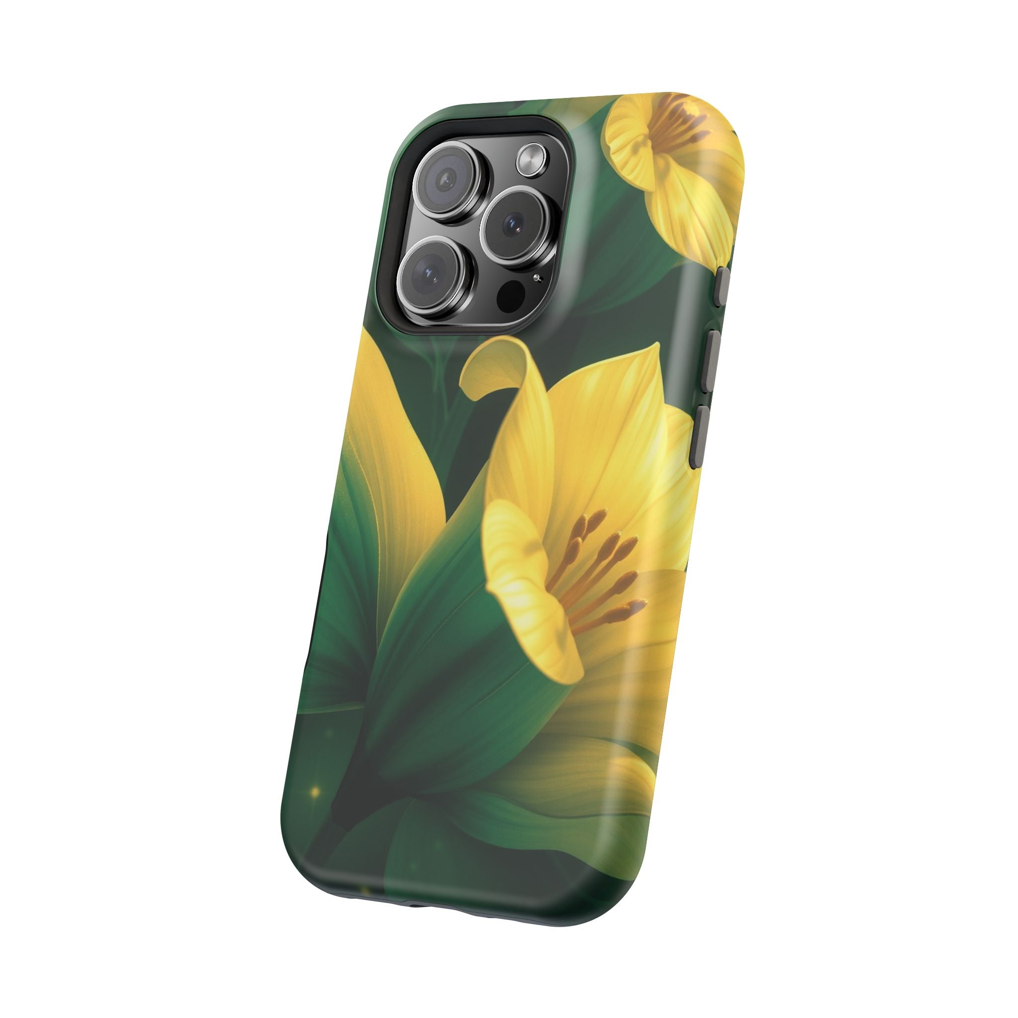 iPhone Night Bloomer Gold Foil Luxury Slim Everyday Designer Case · iPhone Case