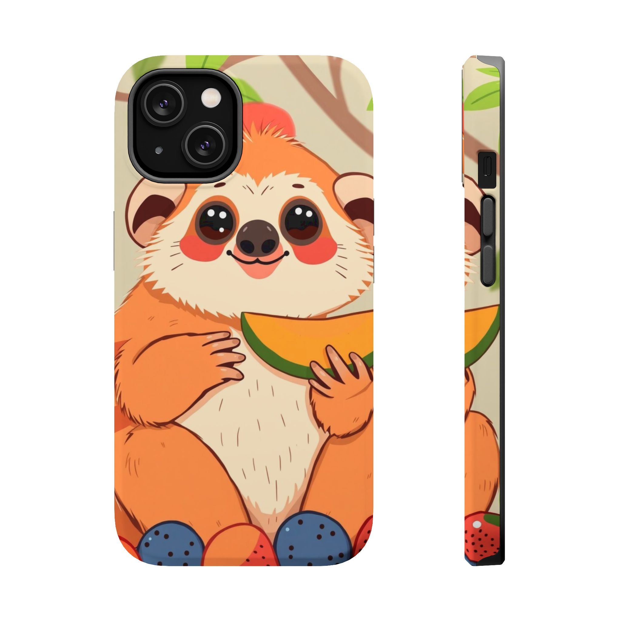iPhone Slow Loris with Fruit Kids Fun iPhone Phone Case Gift Slim · iPhone Case