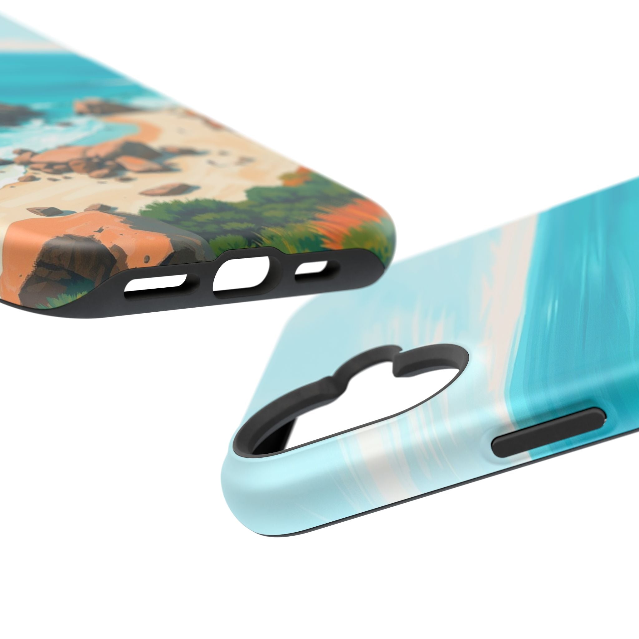iPhone Pebble Beach Cinematic Art Bold Modern Everyday Snap Case · iPhone Case