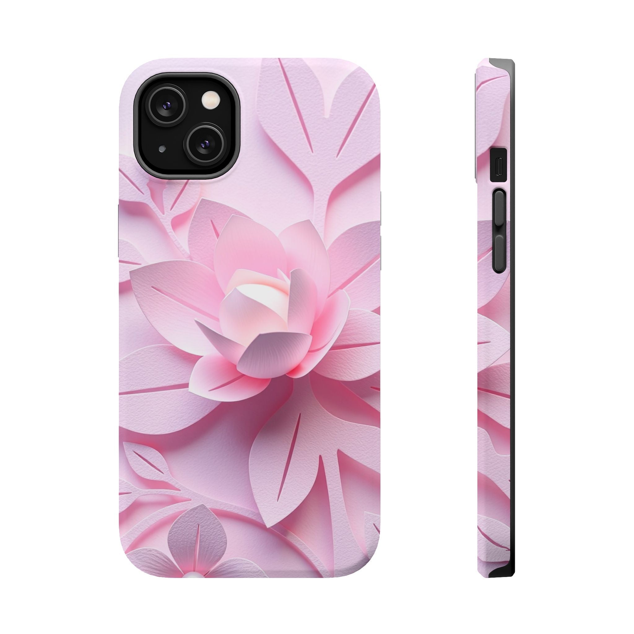 iPhone Floral Geometric Paper Cut Art Slim Everyday Designer Case · iPhone Case