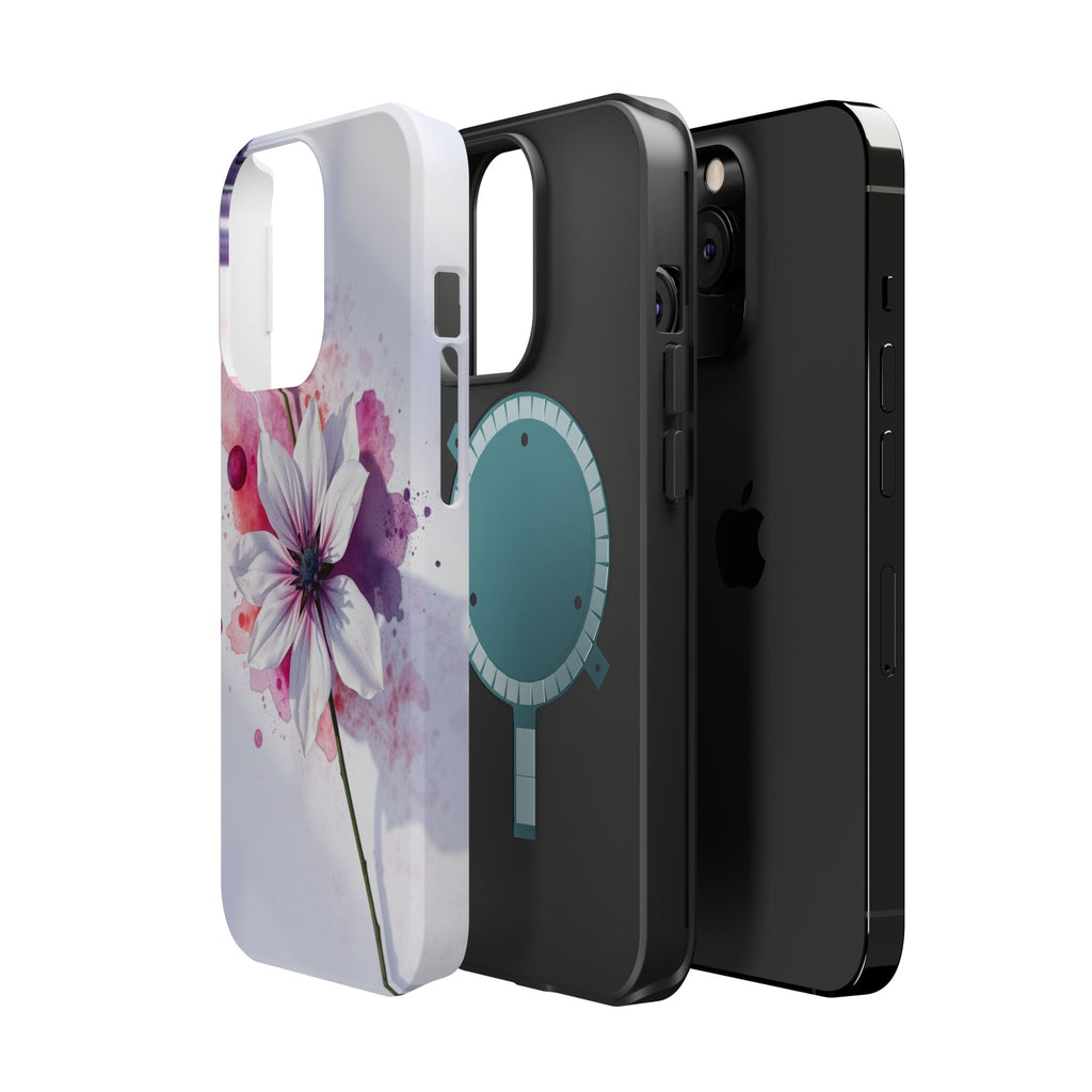iPhone Floral Watercolor Splash Bold Art Slim Everyday iPhone 15 · iPhone Case