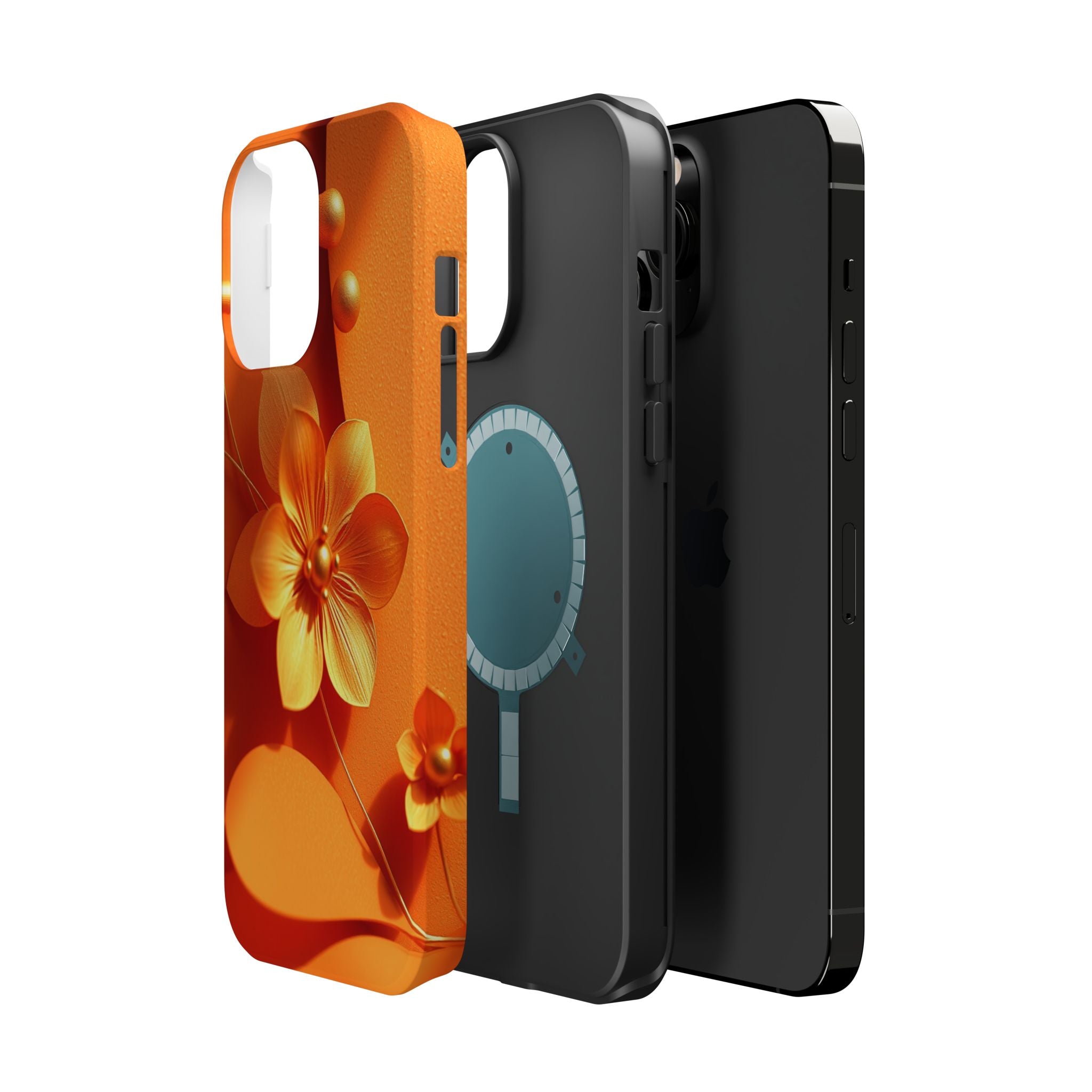 iPhone Floral Geometric Gold Foil Luxury Slim Everyday iPhone Designer · iPhone
