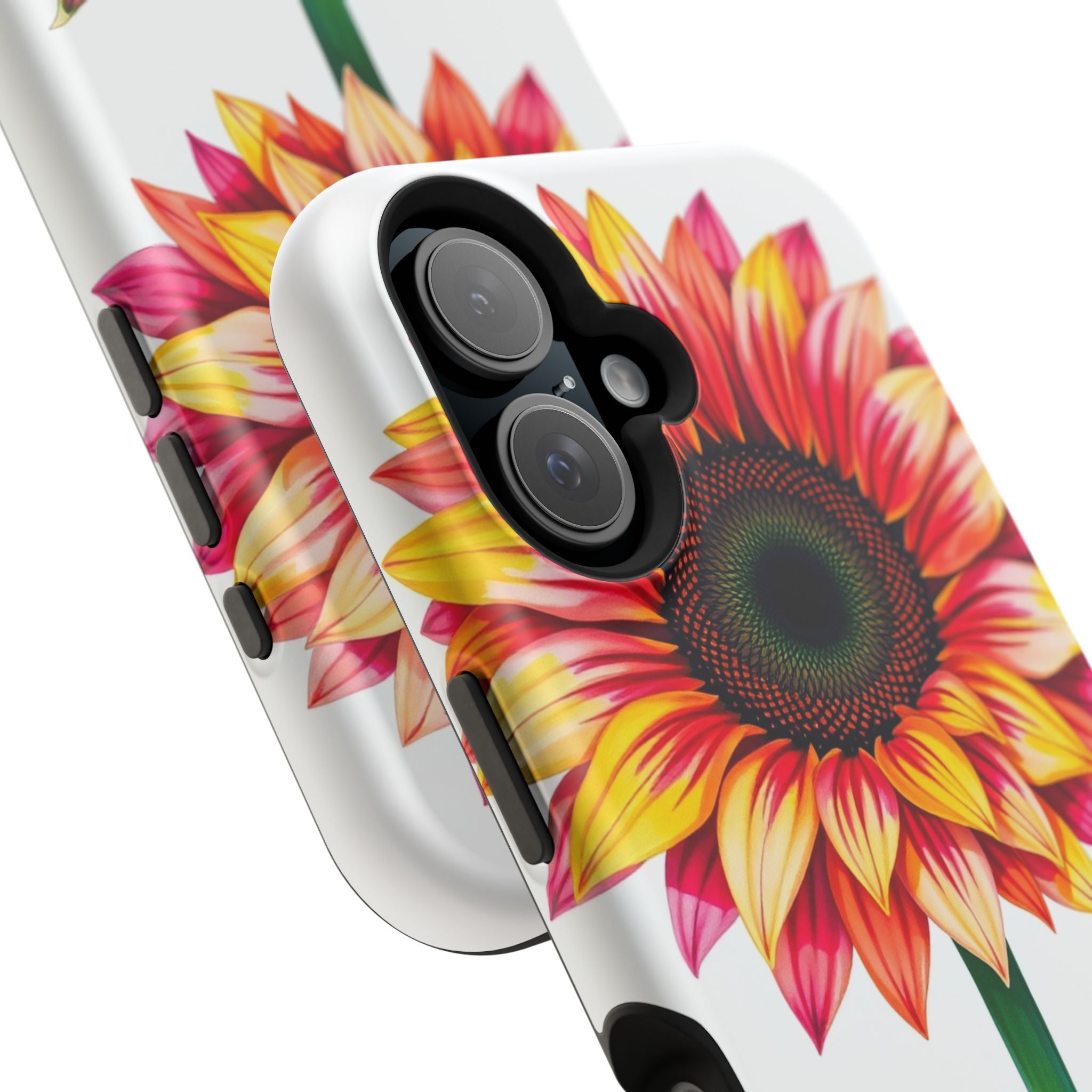 iPhone Sunflower Pop Vibrant Watercolor Slim Snap Case · iPhone Case