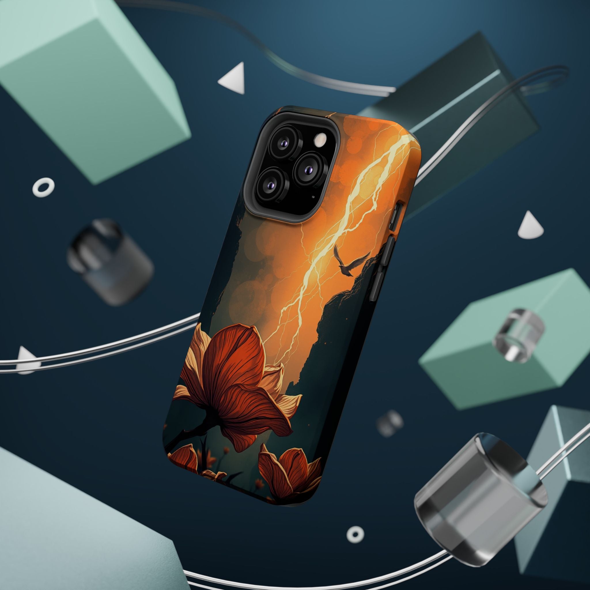iPhone Vibrant Petal Storm Design Bold Modern Everyday Snap Case · iPhone Case