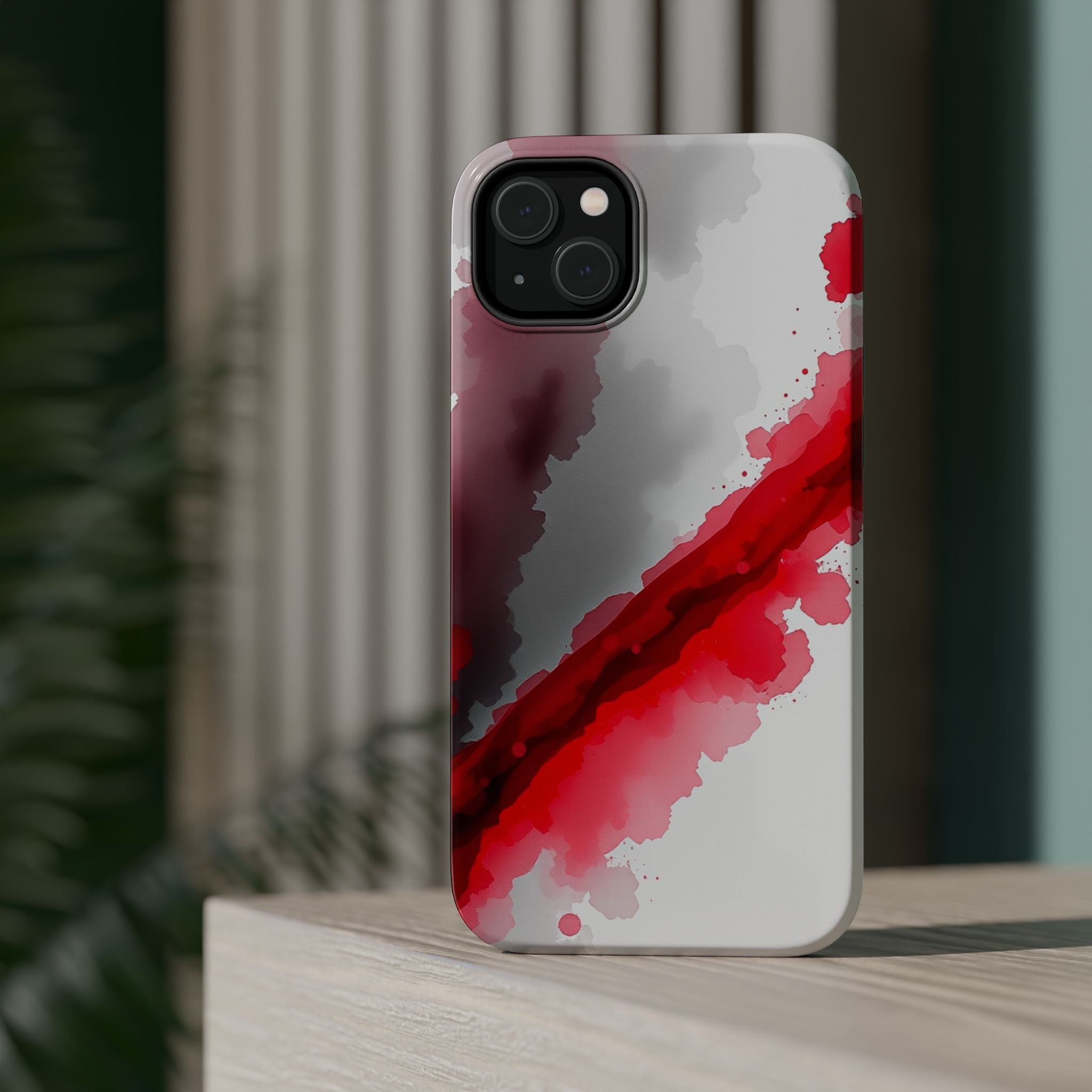 iPhone Carbon Fiber Weave Vibrant Watercolor Slim iPhone Everyday · iPhone Case