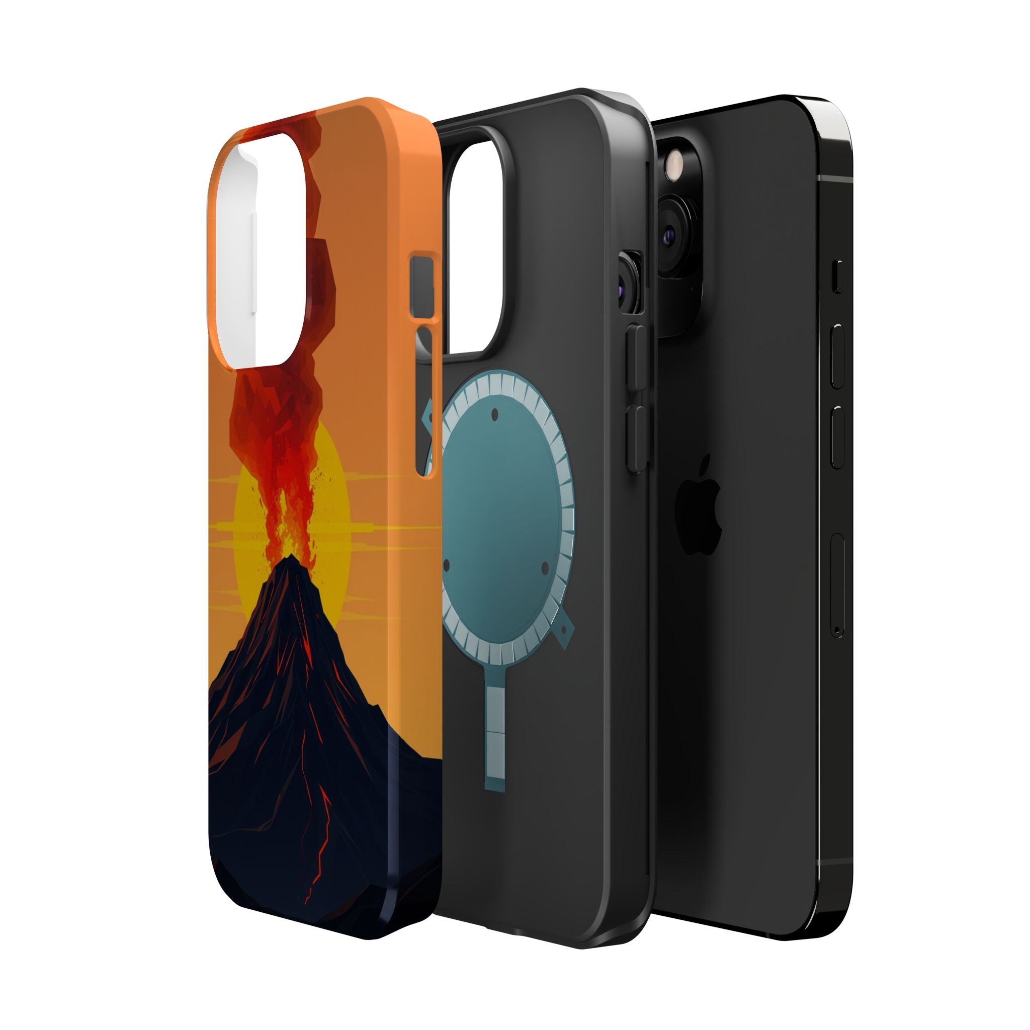 iPhone Vibrant Volcanic Eruption Design Slim Everyday iPhone Designer · iPhone C
