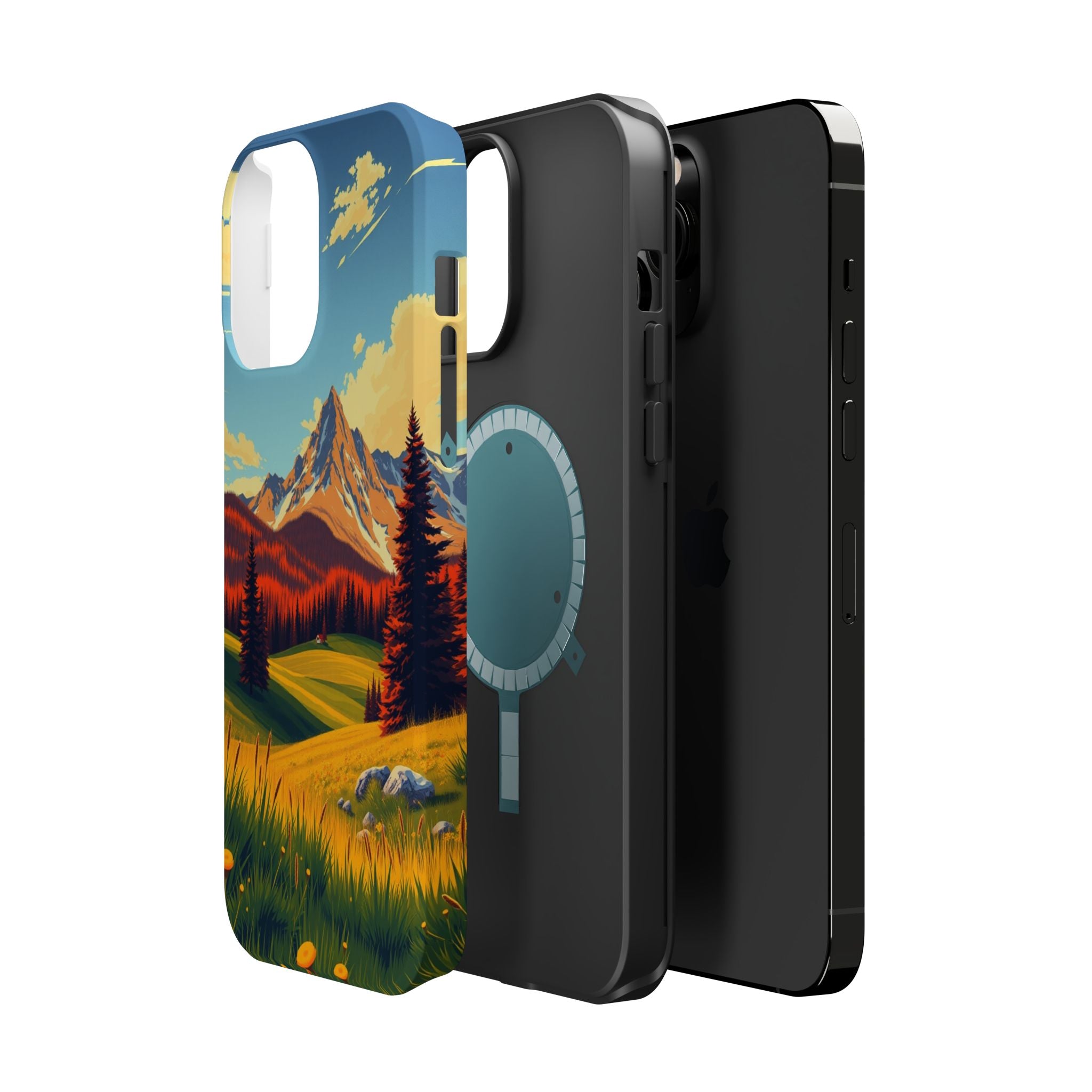 iPhone Radiant Alpine Meadow Design Slim Everyday Designer Case · iPhone Case