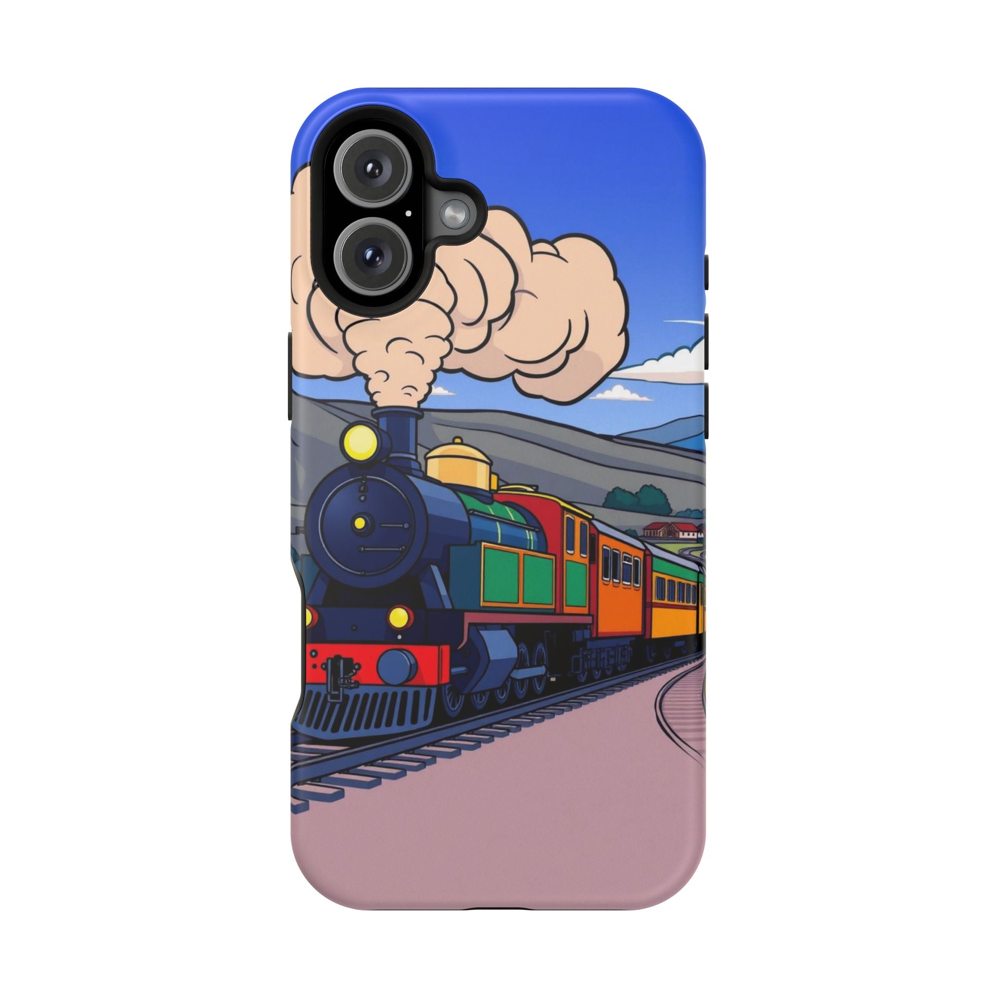 iPhone Steam Locomotive Puff Kids Fun iPhone Phone Case Gift Slim · iPhone Case