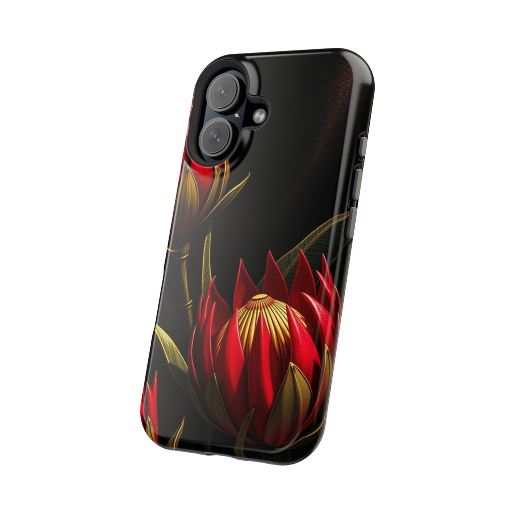 iPhone Protea Bold Gold Foil Luxury Slim Everyday Designer Case · iPhone Case