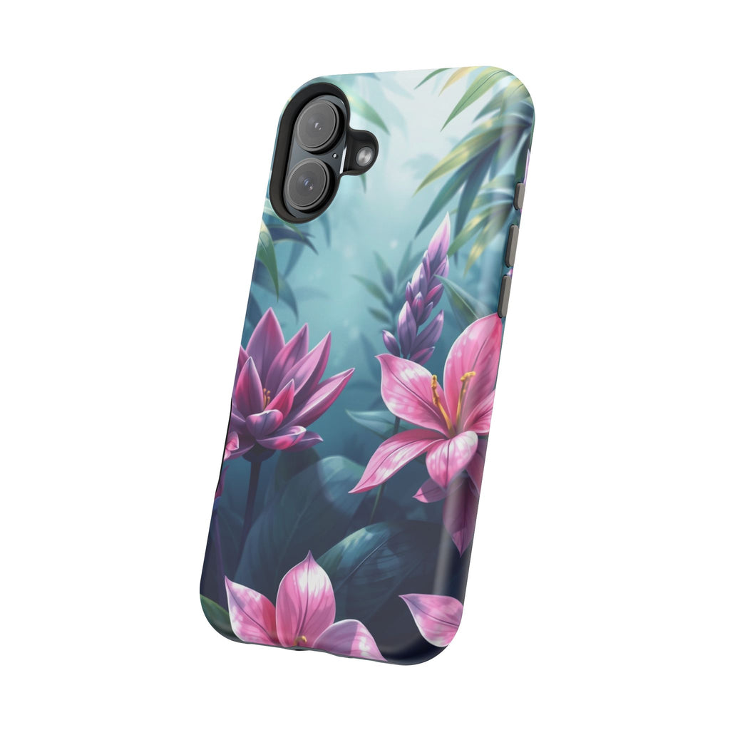 iPhone Indigo And Violet Jungle Floral Slim Everyday Designer Case · iPhone Case