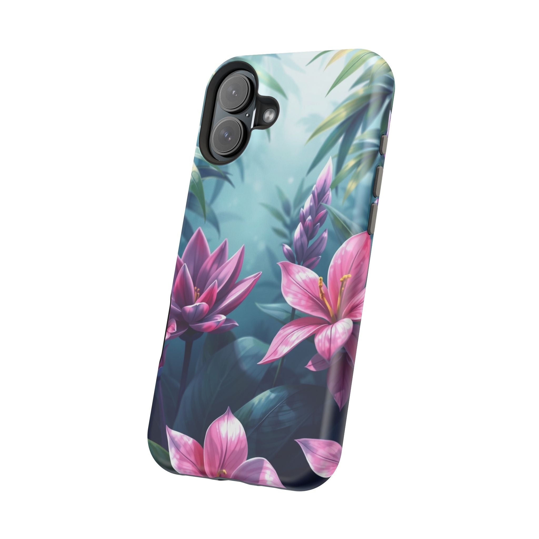 iPhone Indigo And Violet Jungle Floral Slim Everyday Designer Case · iPhone Case