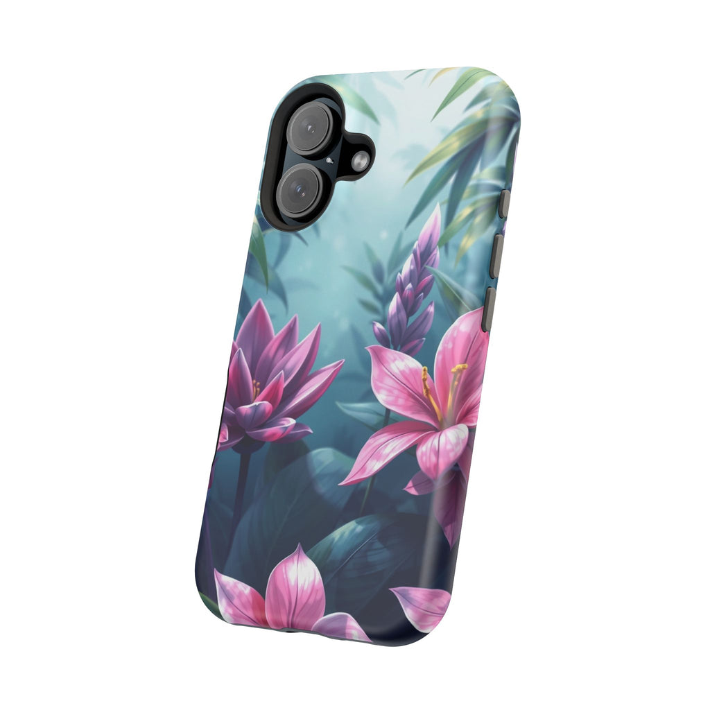 iPhone Indigo And Violet Jungle Floral Slim Everyday Designer Case · iPhone Case