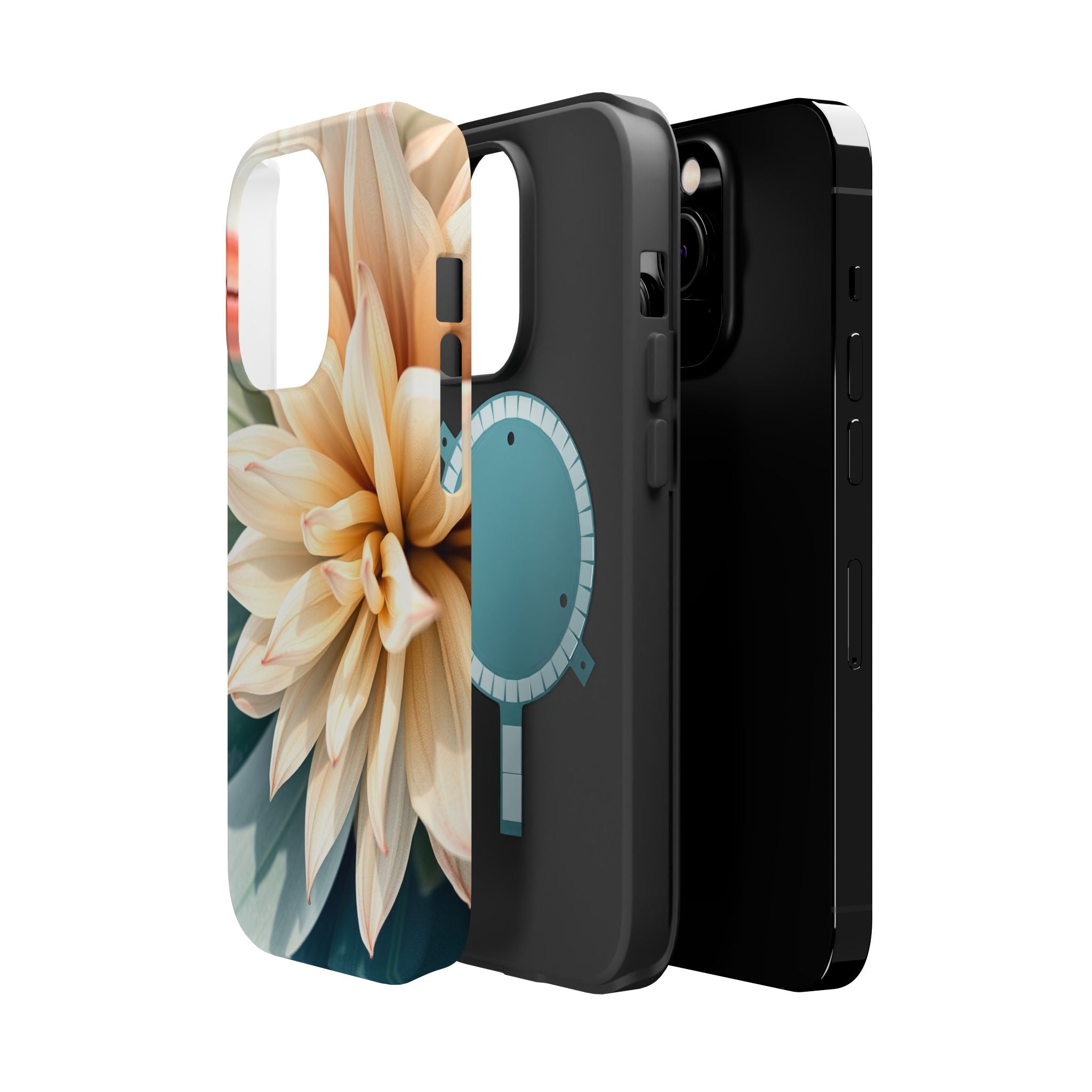 iPhone Neon Floral Radiant Design Clean Minimal Snap Case · iPhone Case