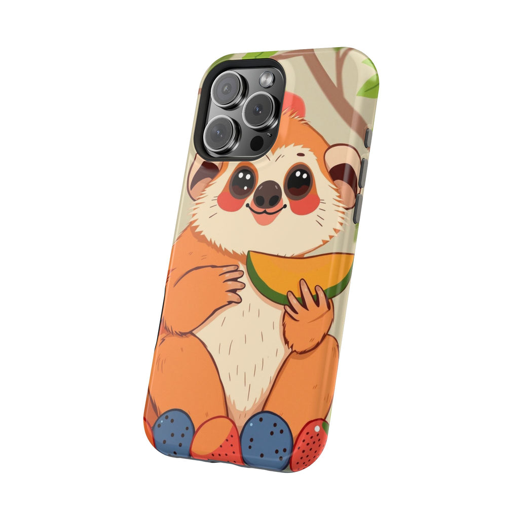 iPhone Slow Loris with Fruit Kids Fun iPhone Phone Case Gift Slim · iPhone Case
