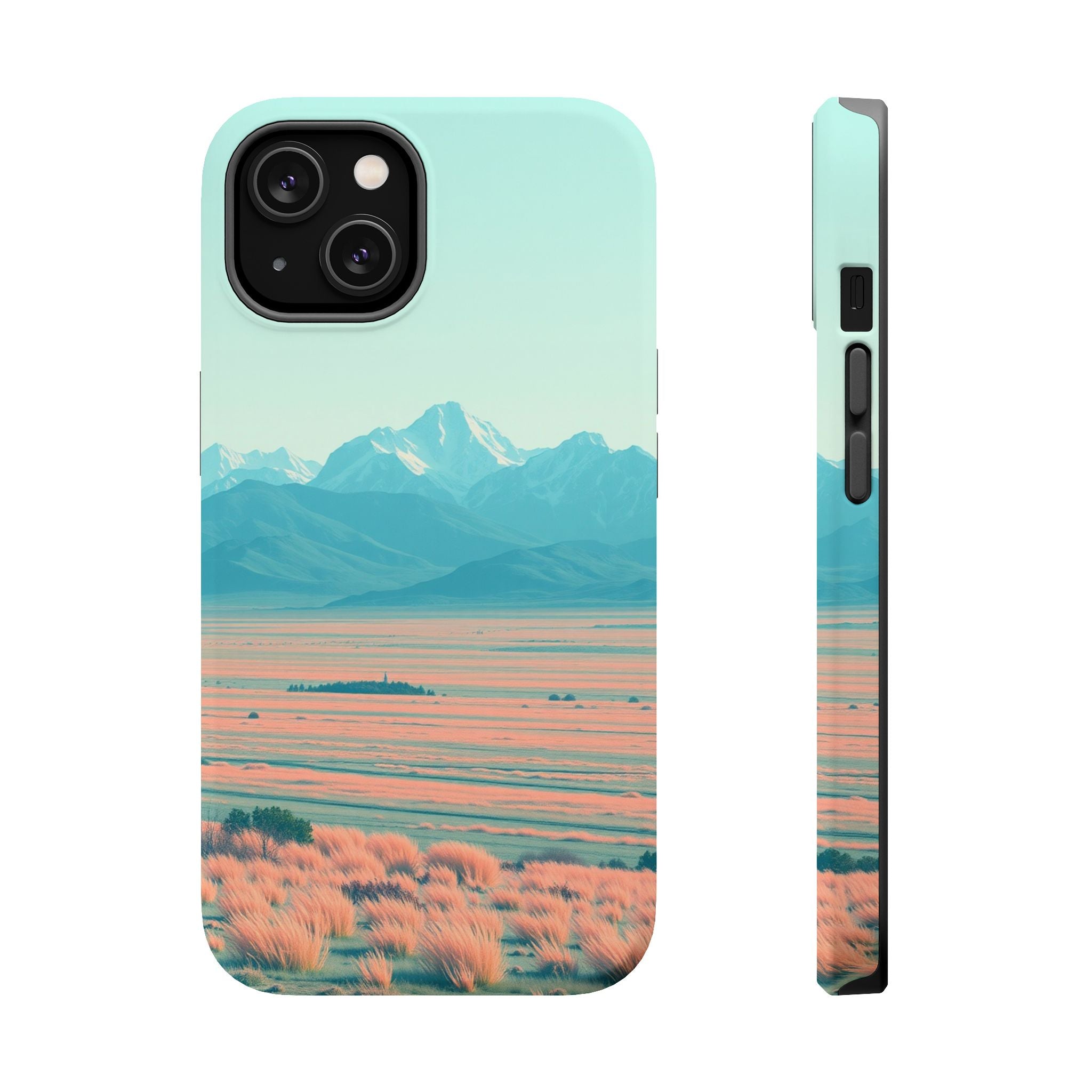 iPhone Tundra Expanse Risograph Print Slim Everyday Designer Case · iPhone Case