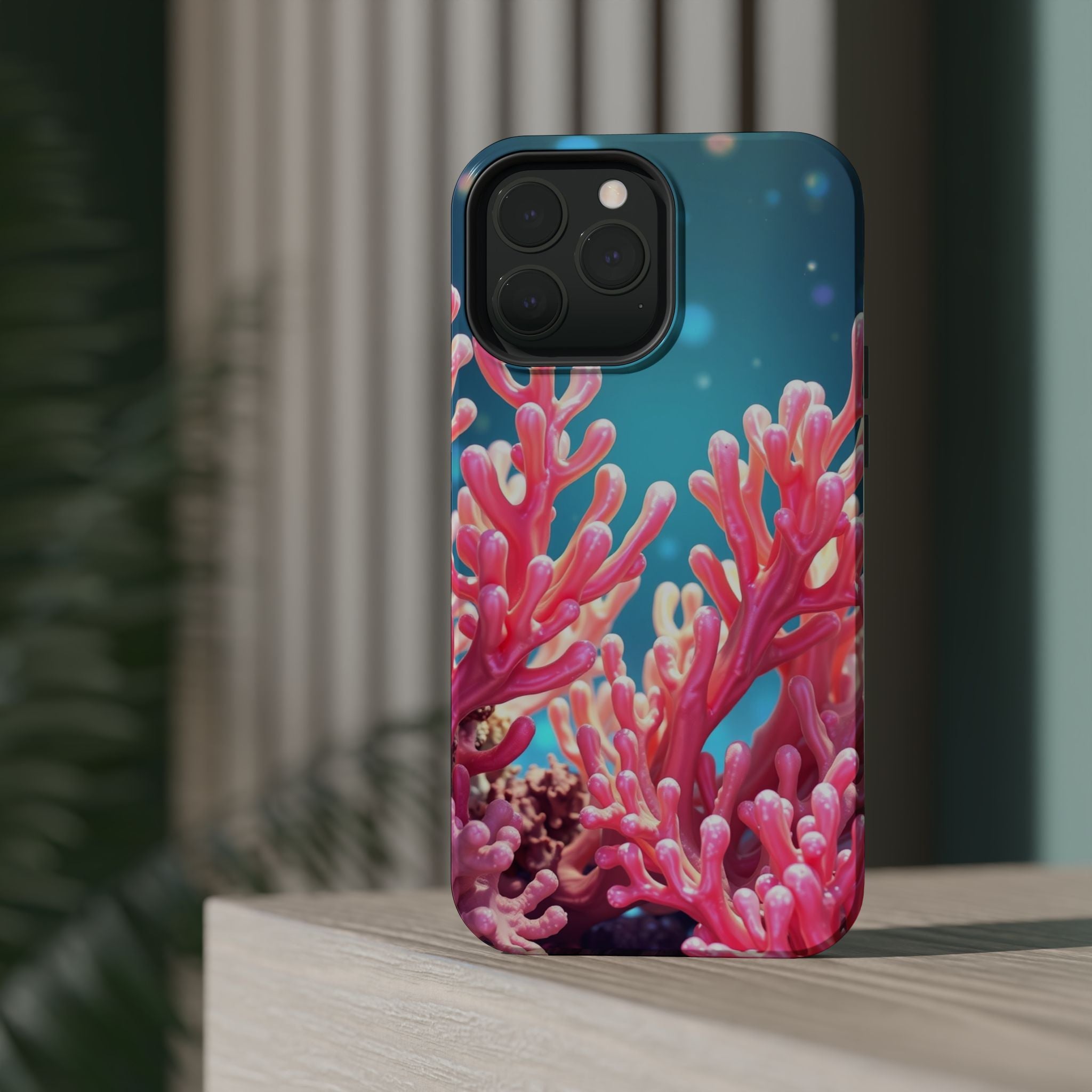 iPhone Coral Reef Life Holographic Iridescent Slim iPhone Everyday · iPhone Case
