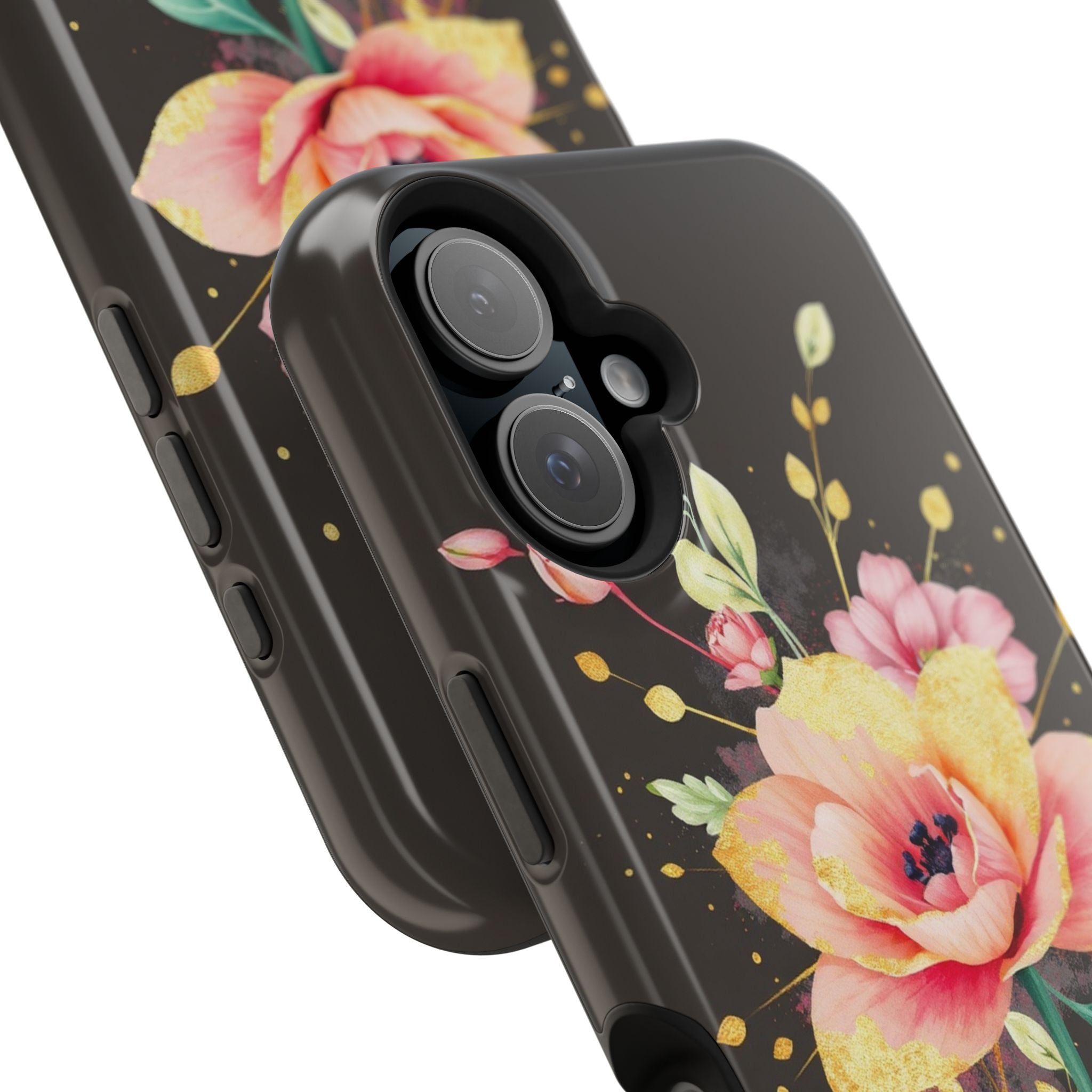 iPhone Earthy Floral Watercolor Splash Design Clean iPhone 14 Minimal · iPhone C