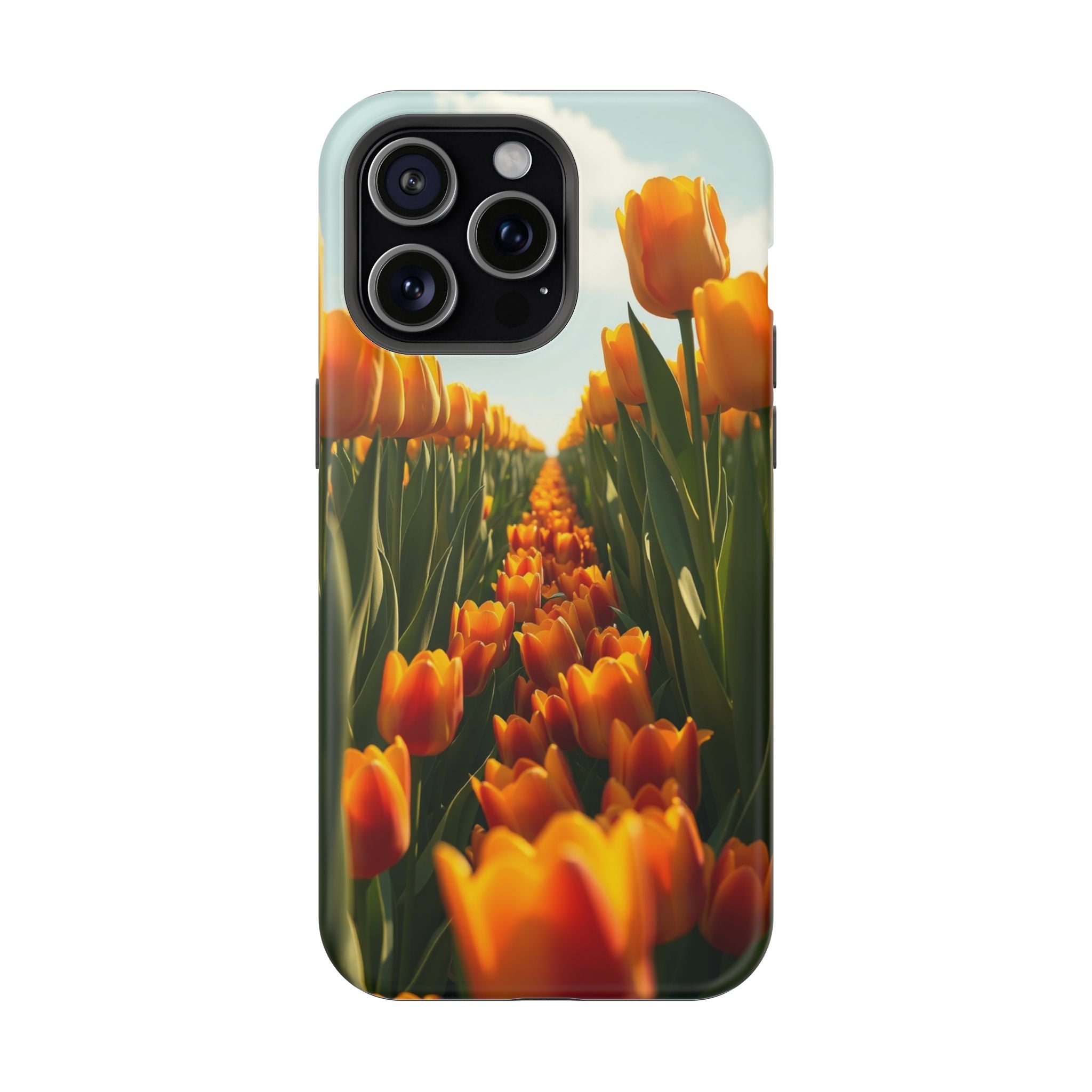 iPhone Tulip Row Radiant Design Slim Everyday Designer Case · iPhone Case