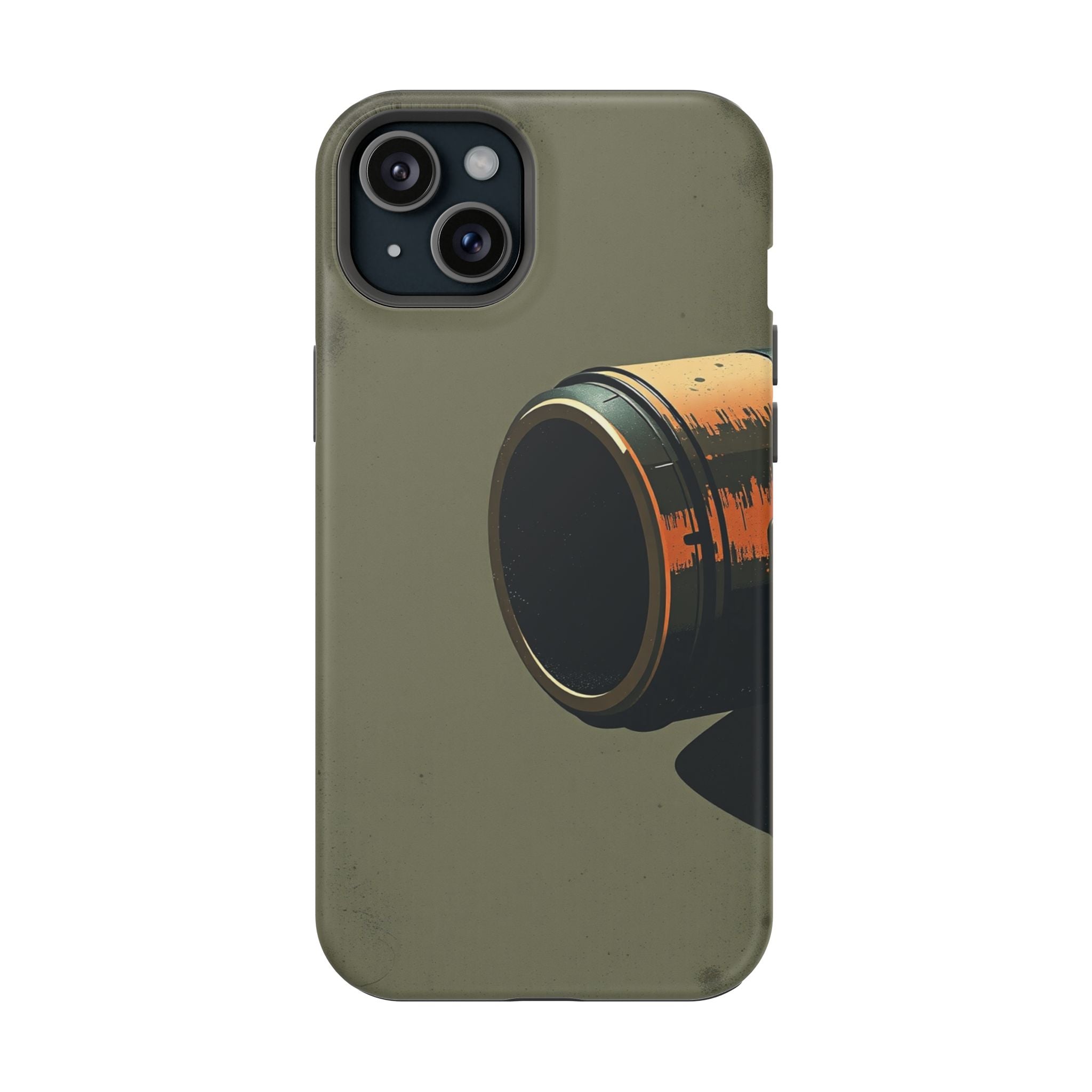 iPhone Charcoal And Copper Vintage Postcard Slim Everyday Designer Case · iPhone