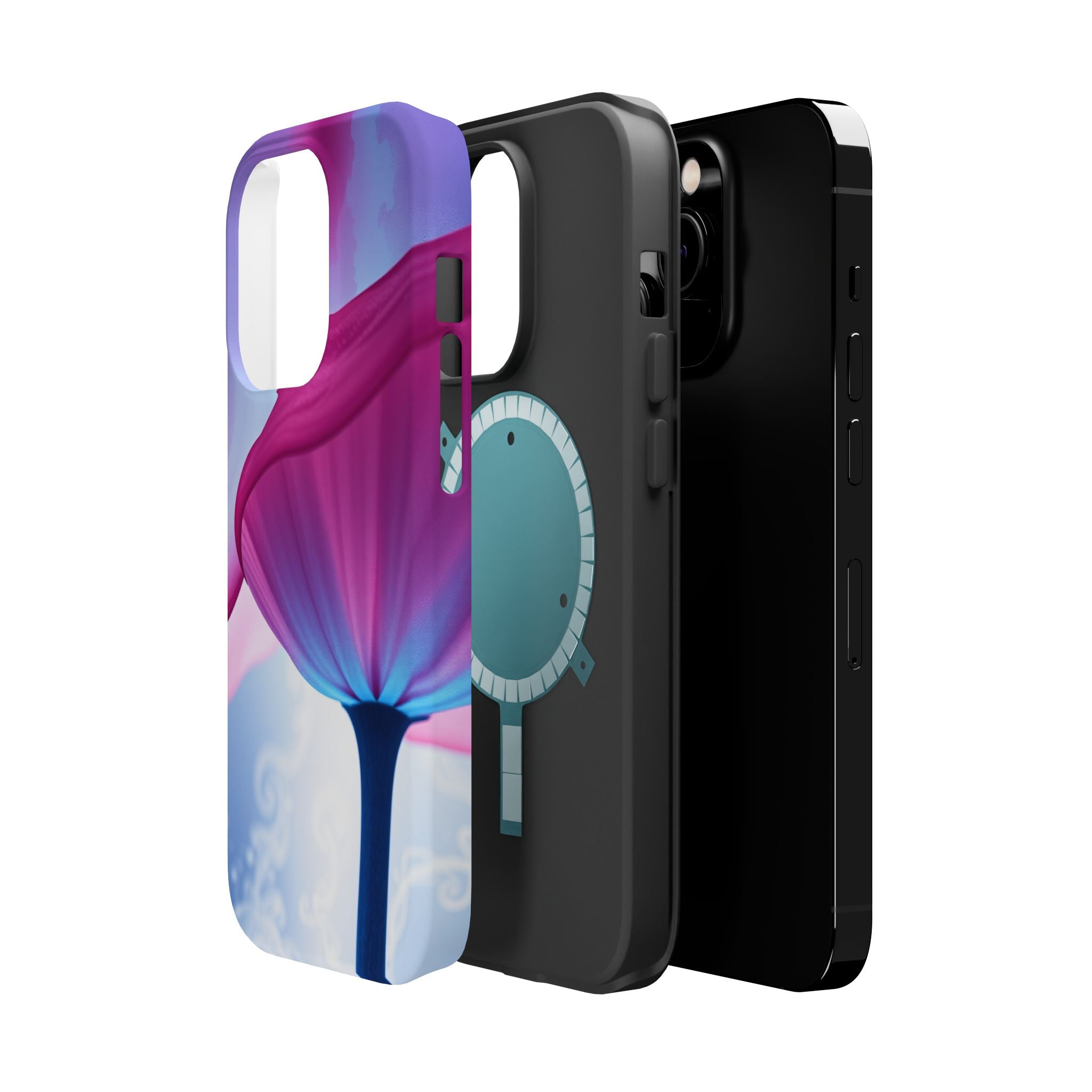 iPhone Petal Storm Vibrant Watercolor Slim Snap Case Ga · iPhone Case