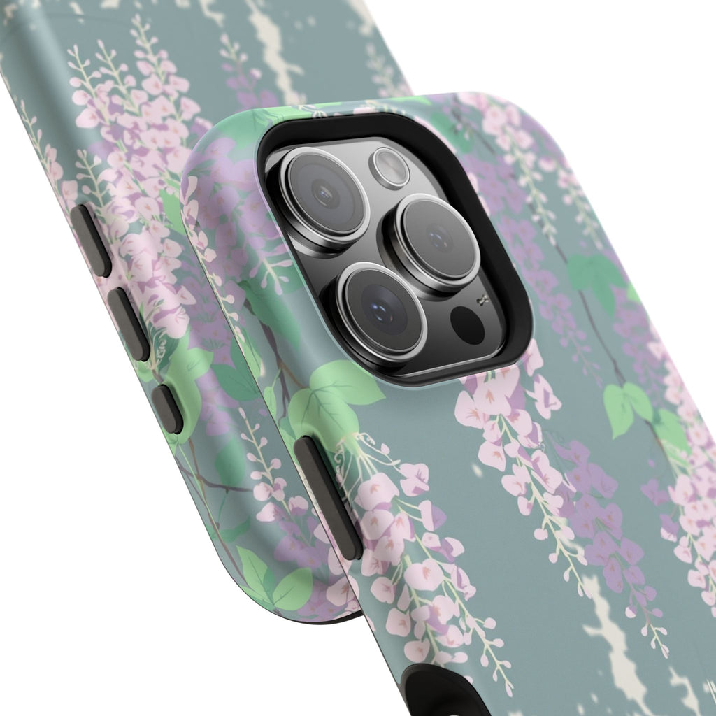 iPhone Dreamy Wisteria Cascade Design Slim Everyday Designer Case · iPhone Case