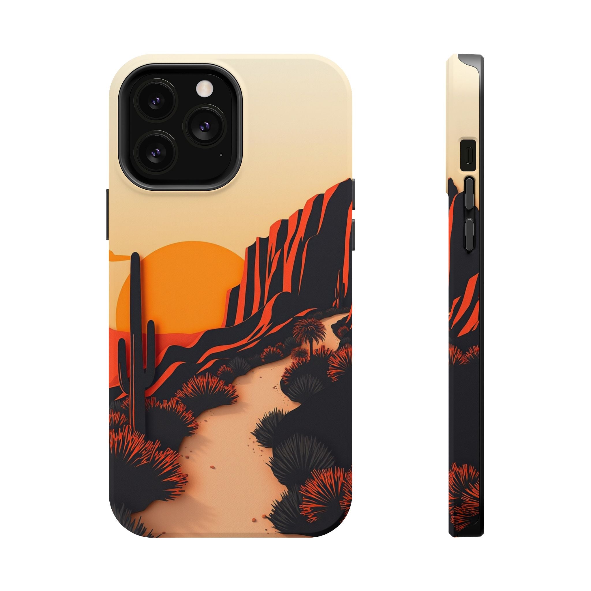 iPhone Serene Mesa Sunset Design 12 Slim Everyday Designer Case · iPhone Case