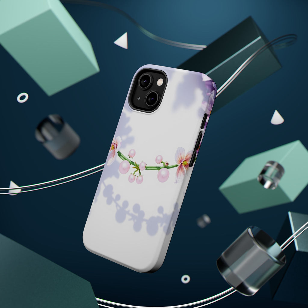 iPhone Vibrant Floral Crown Design Clean Minimal Snap Cas Slim Snap Case · iPhon
